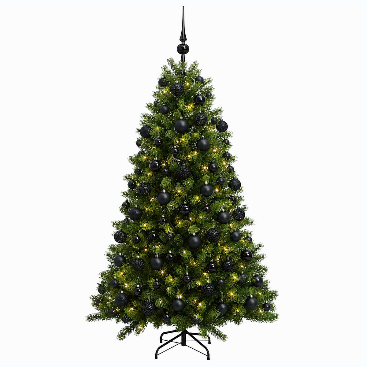 Dirbtinė Kalėdų eglutė su burbulais 210 cm 300 LED Šilta balta