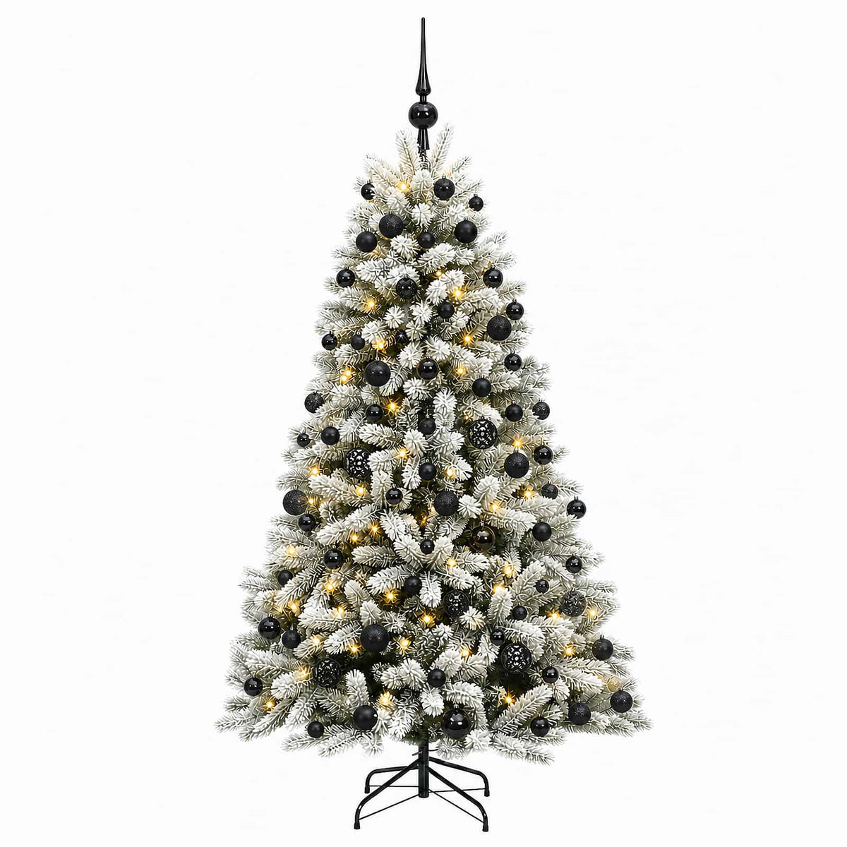 Dirbtinė Kalėdų eglutė su burbulais 210 cm 300 LED Šilta balta