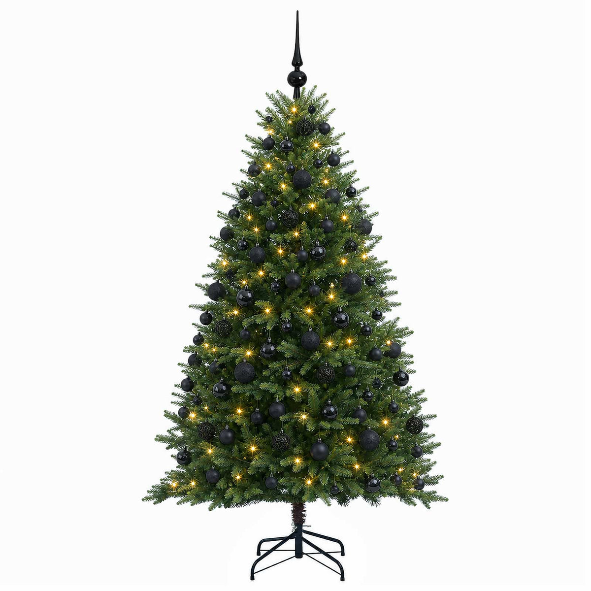 Dirbtinė Kalėdų eglutė su burbulais 240 cm 300 LED Šilta balta