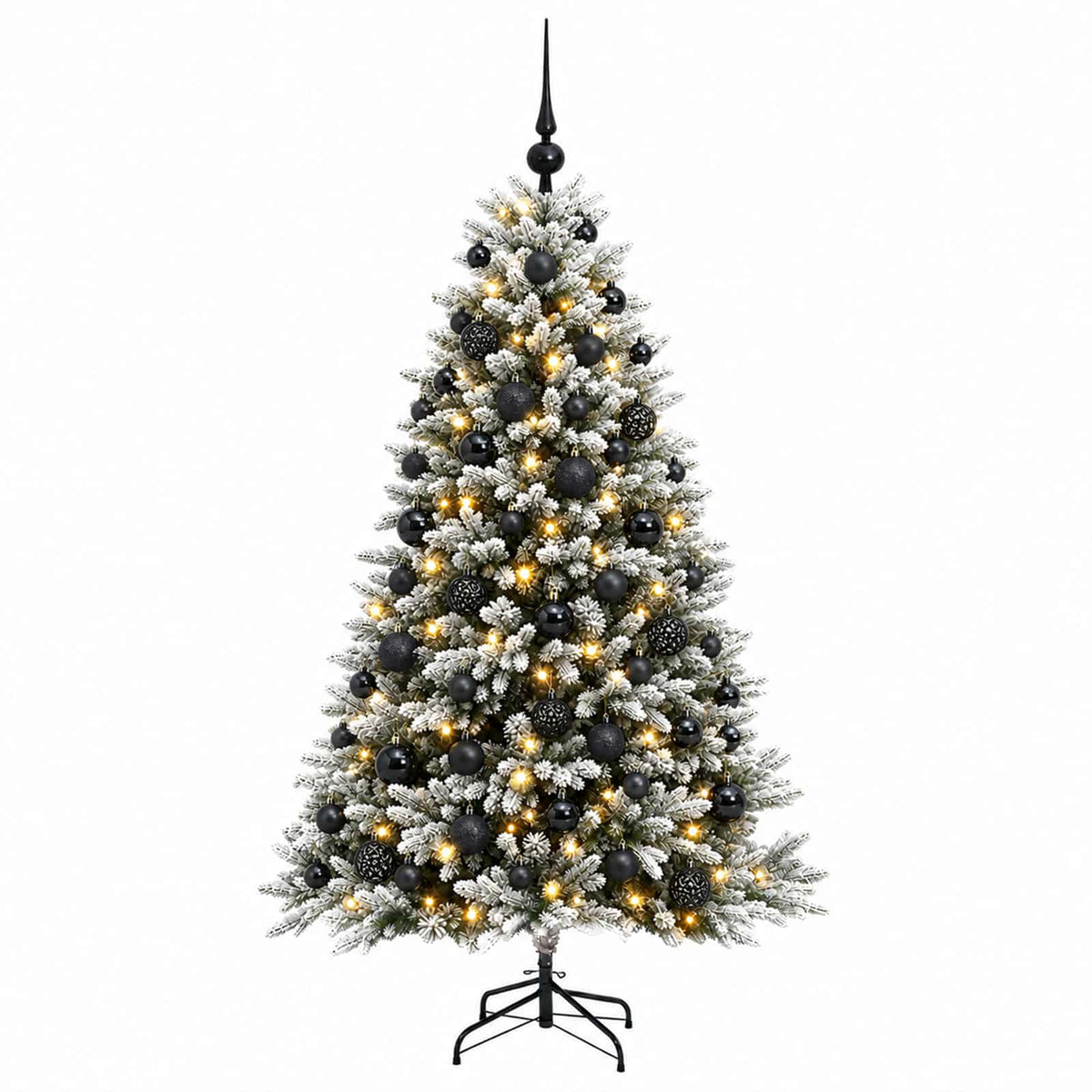 Dirbtinė Kalėdų eglutė su burbulais 180 cm 300 LED Šilta balta