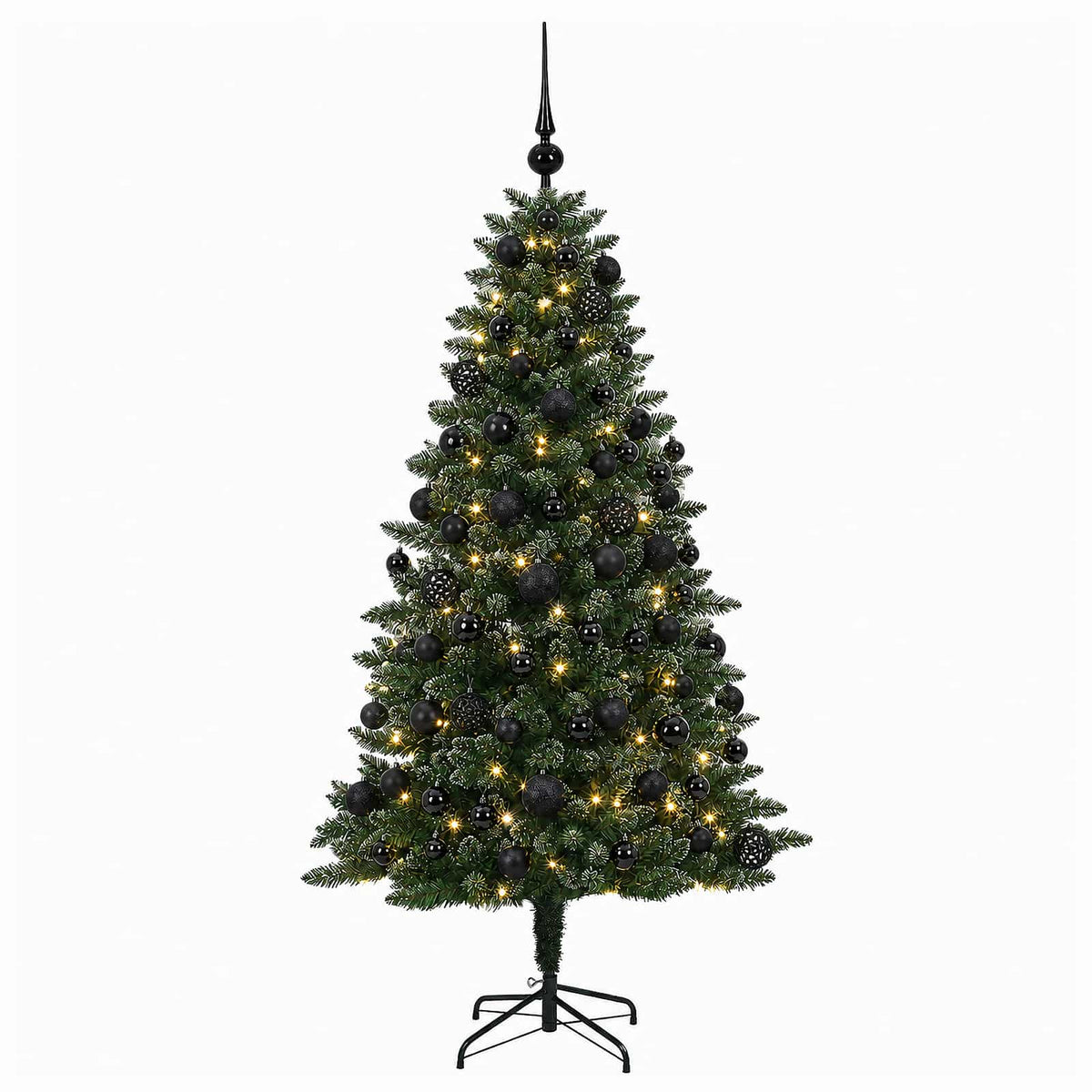 Dirbtinė Kalėdų eglutė su burbulais 180 cm 300 LED Šilta balta