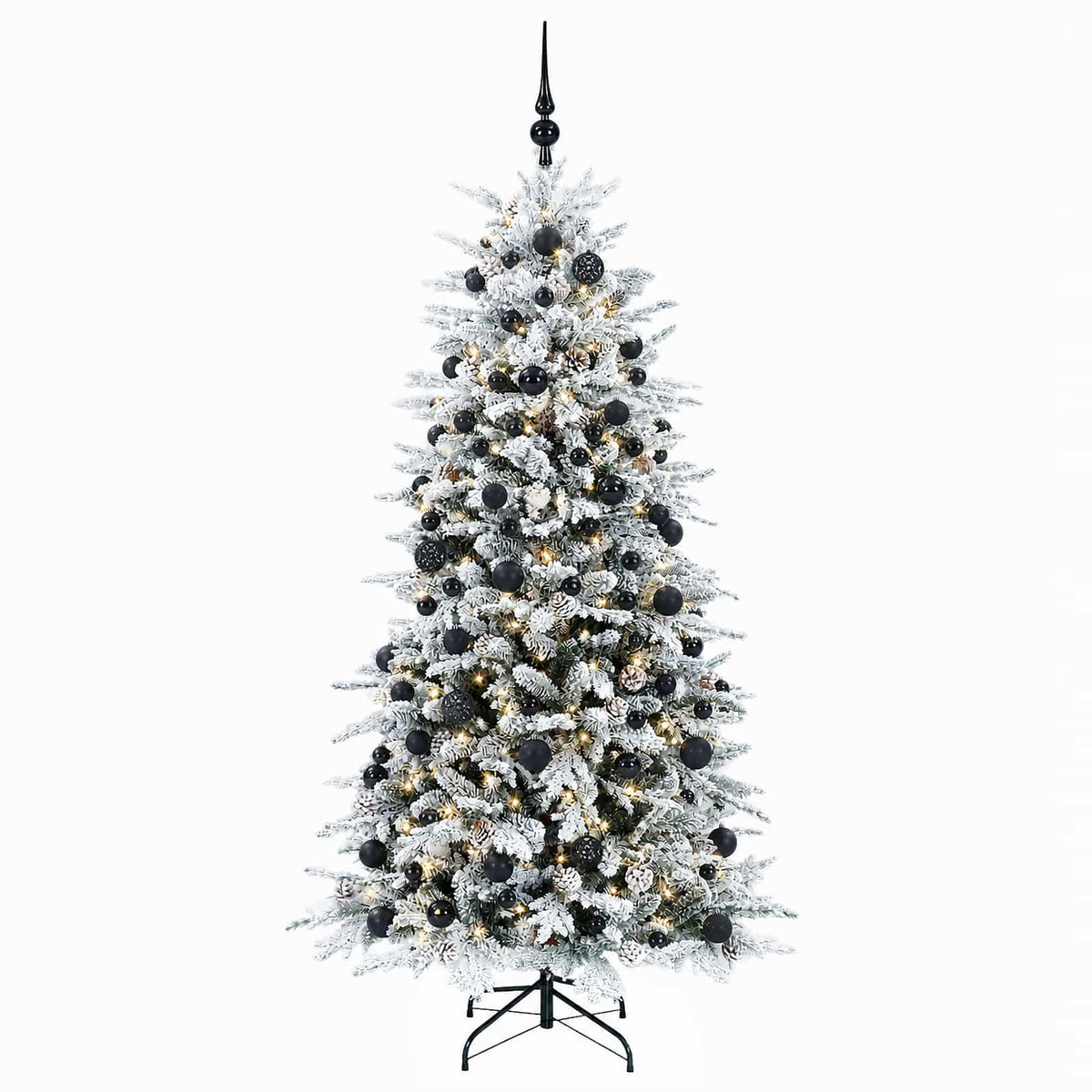Dirbtinė kalėdinė eglutė su rutuliuku 210 cm 300 LED