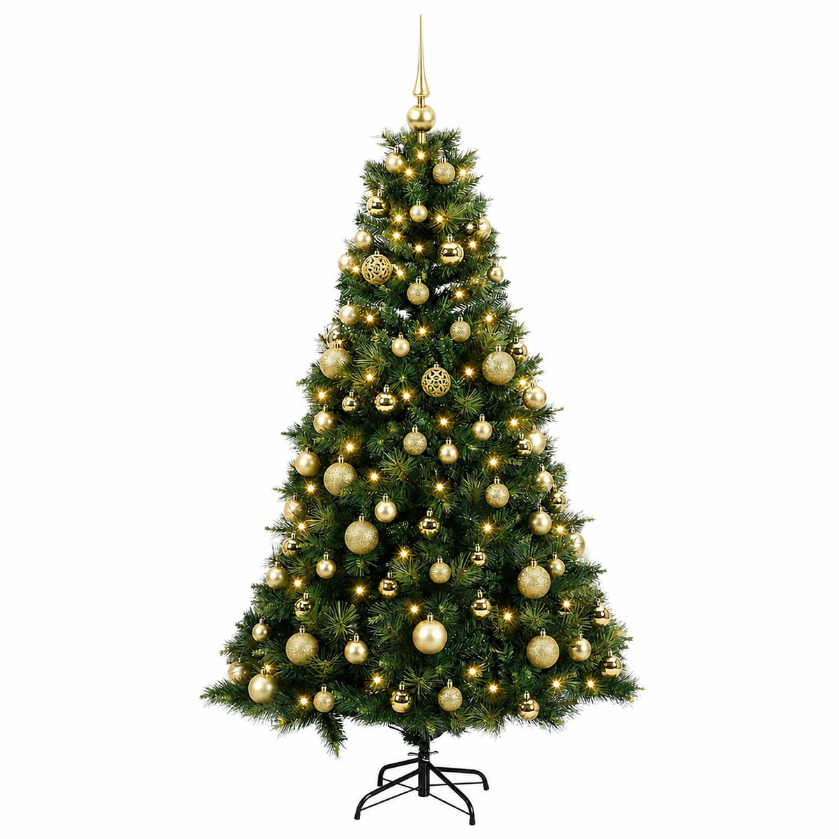 Dirbtinė kalėdinė eglutė su rutuliuku 210 cm 300 LED