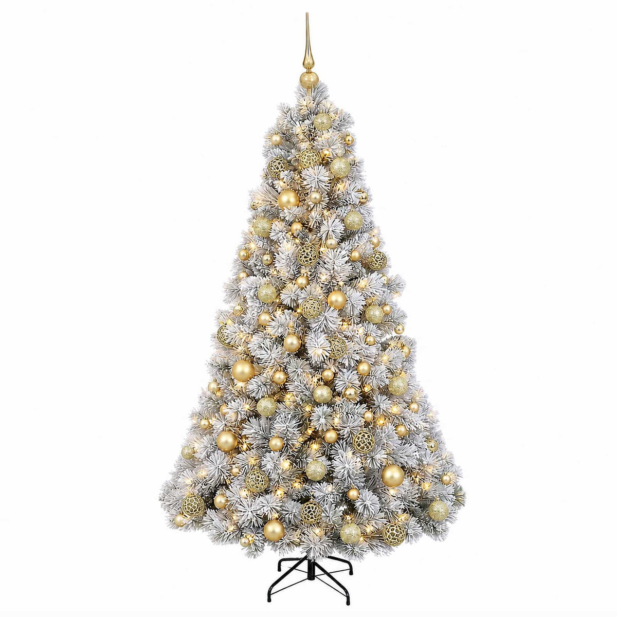 Dirbtinė kalėdinė eglutė su rutuliuku 210 cm 300 LED