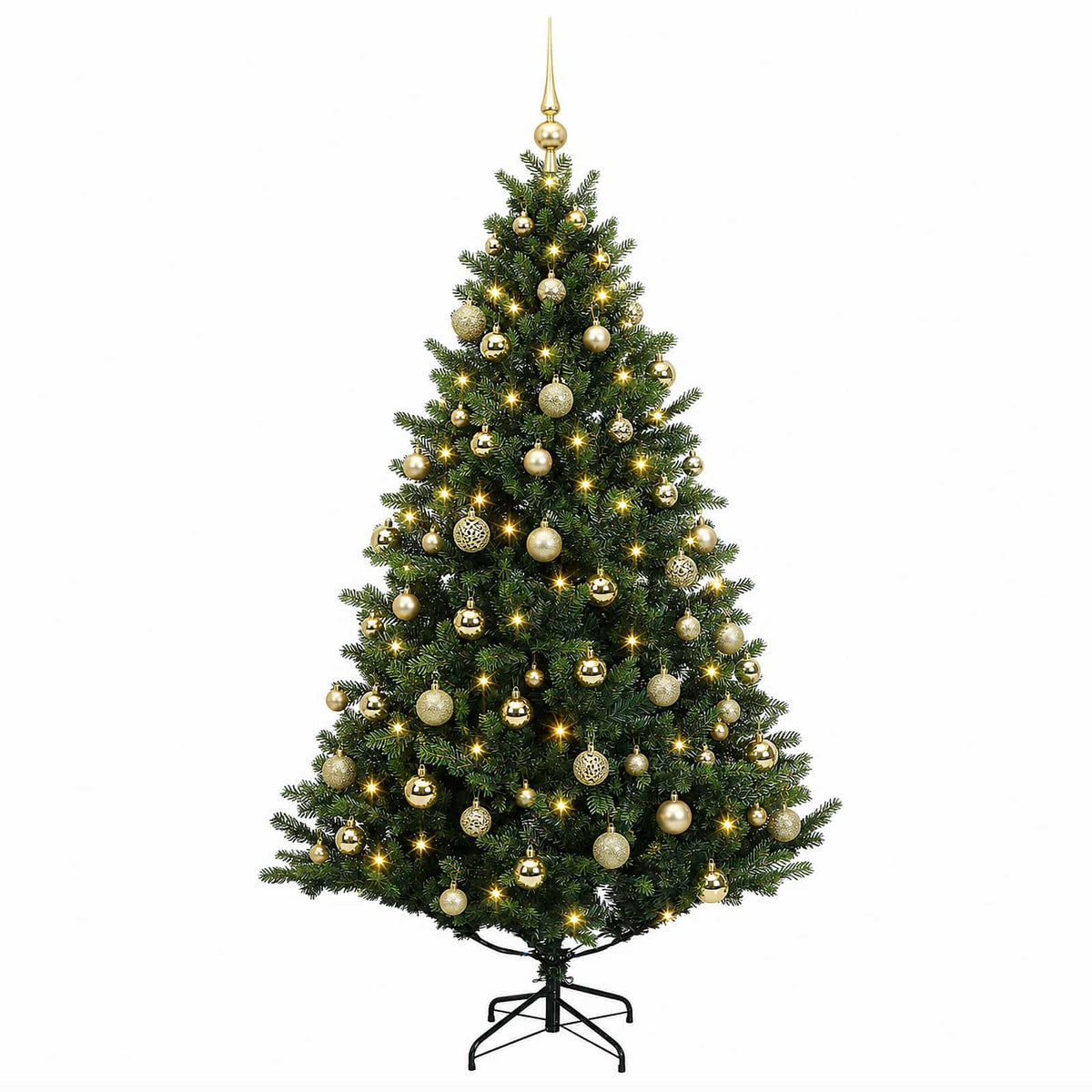 Dirbtinė kalėdinė eglutė su rutuliuku 240 cm 300 LED