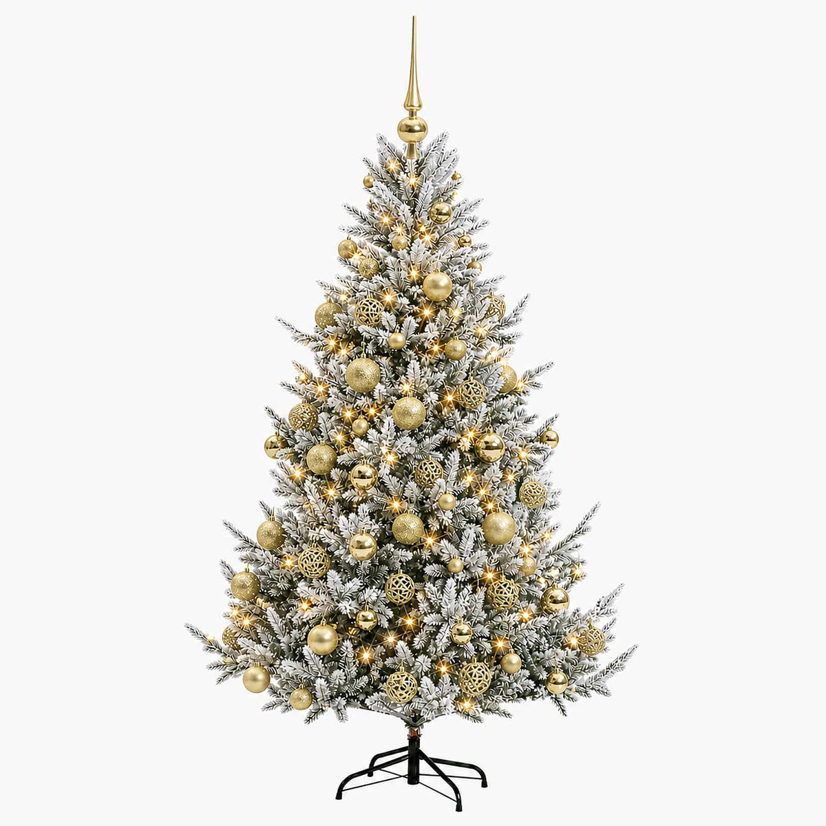 Dirbtinė kalėdinė eglutė su rutuliuku 180 cm 300 LED