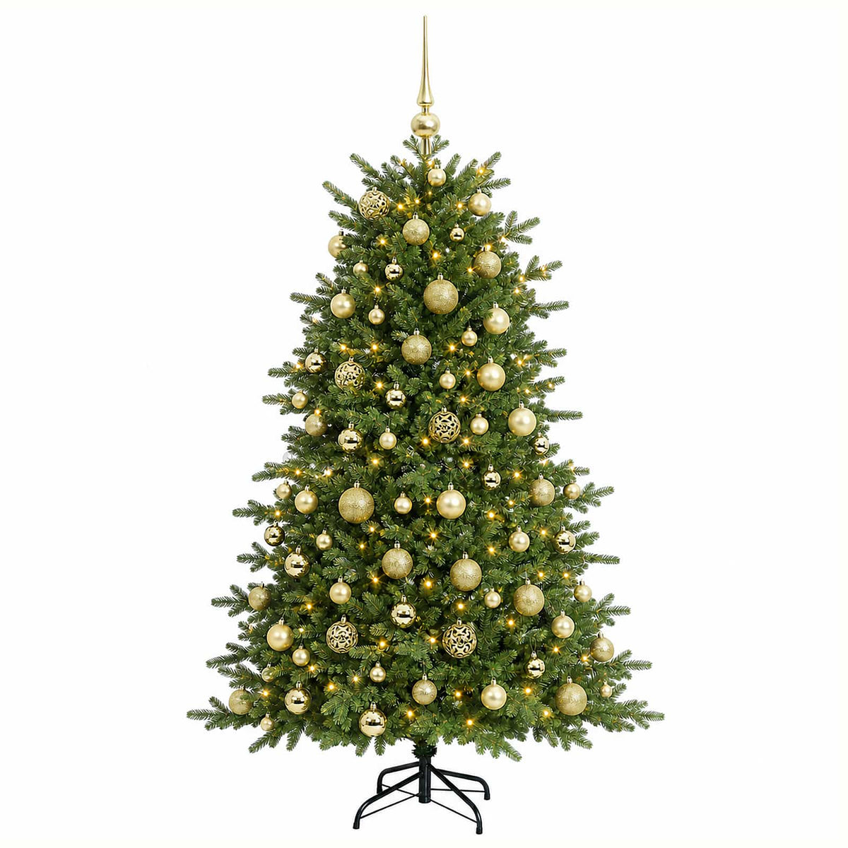 Dirbtinė kalėdinė eglutė su rutuliuku 240 cm 300 LED