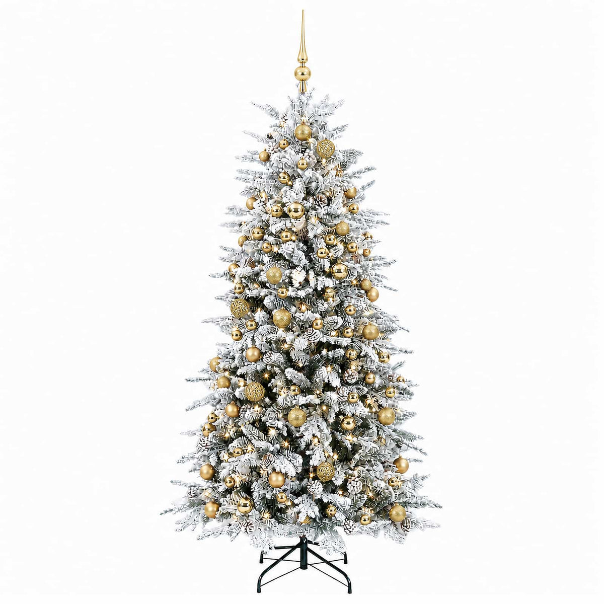 Dirbtinė kalėdinė eglutė su rutuliuku 240 cm 300 LED