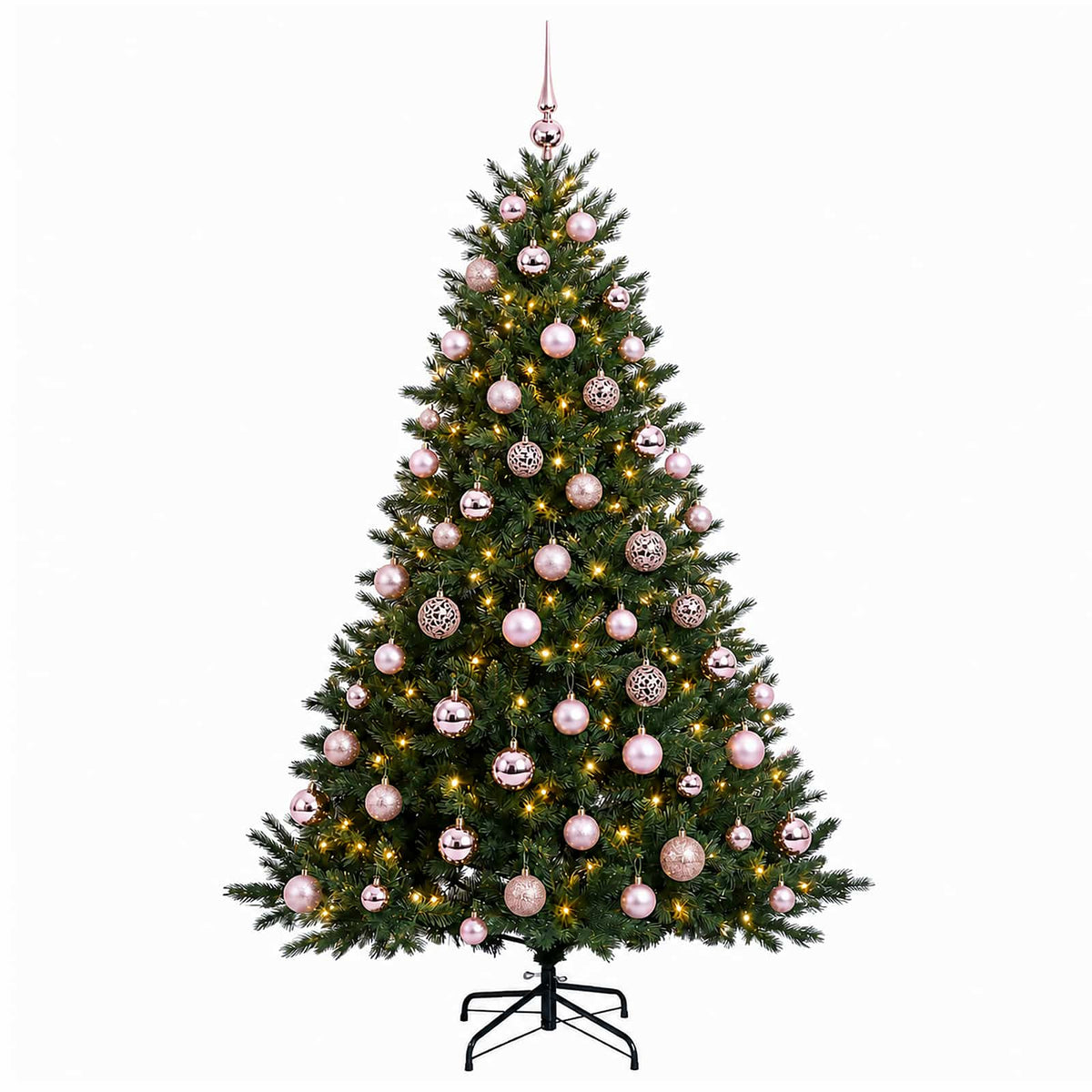 Dirbtinė kalėdinė eglutė su rutuliuku 180 cm 300 LED