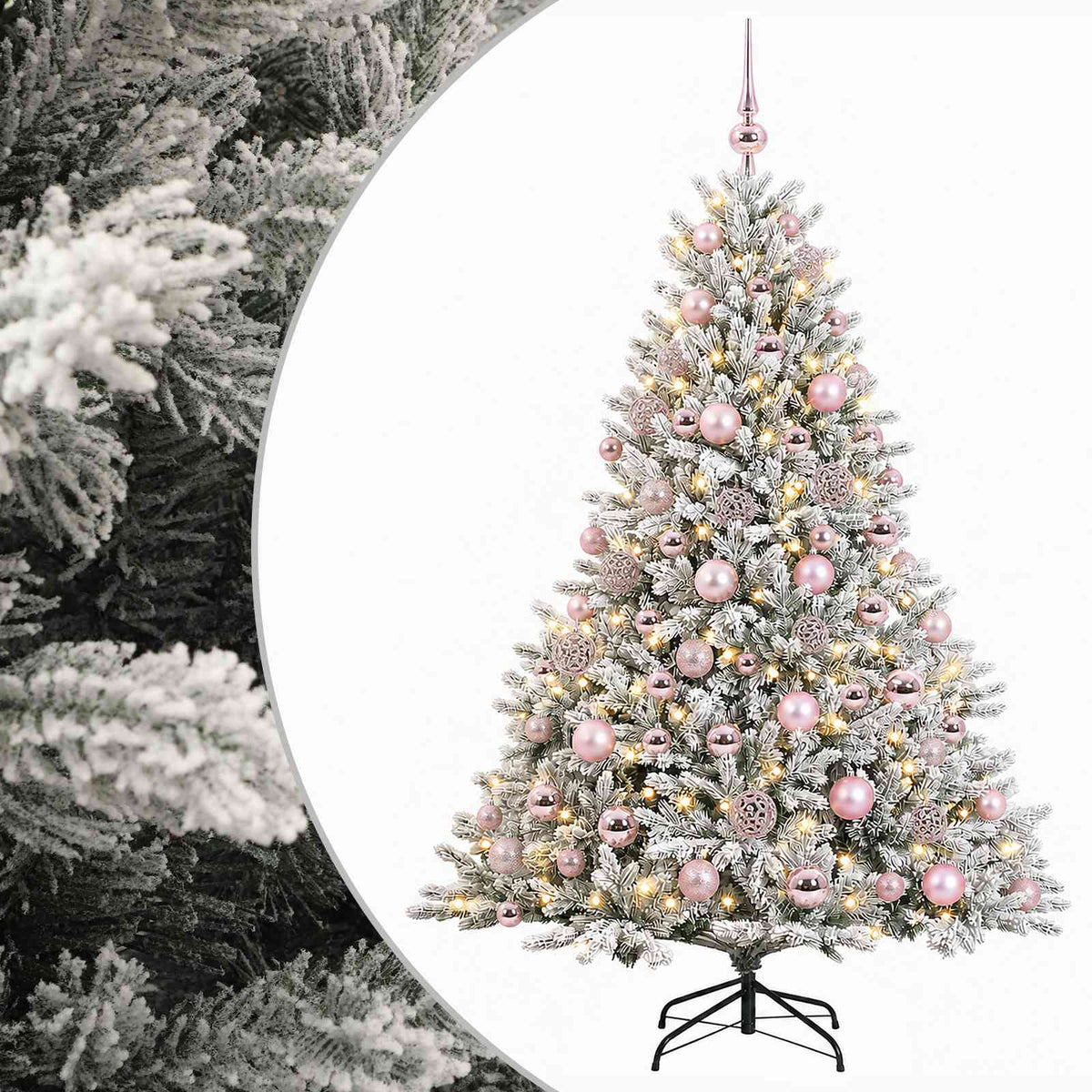 Dirbtinė kalėdinė eglutė su rutuliuku 210 cm 300 LED