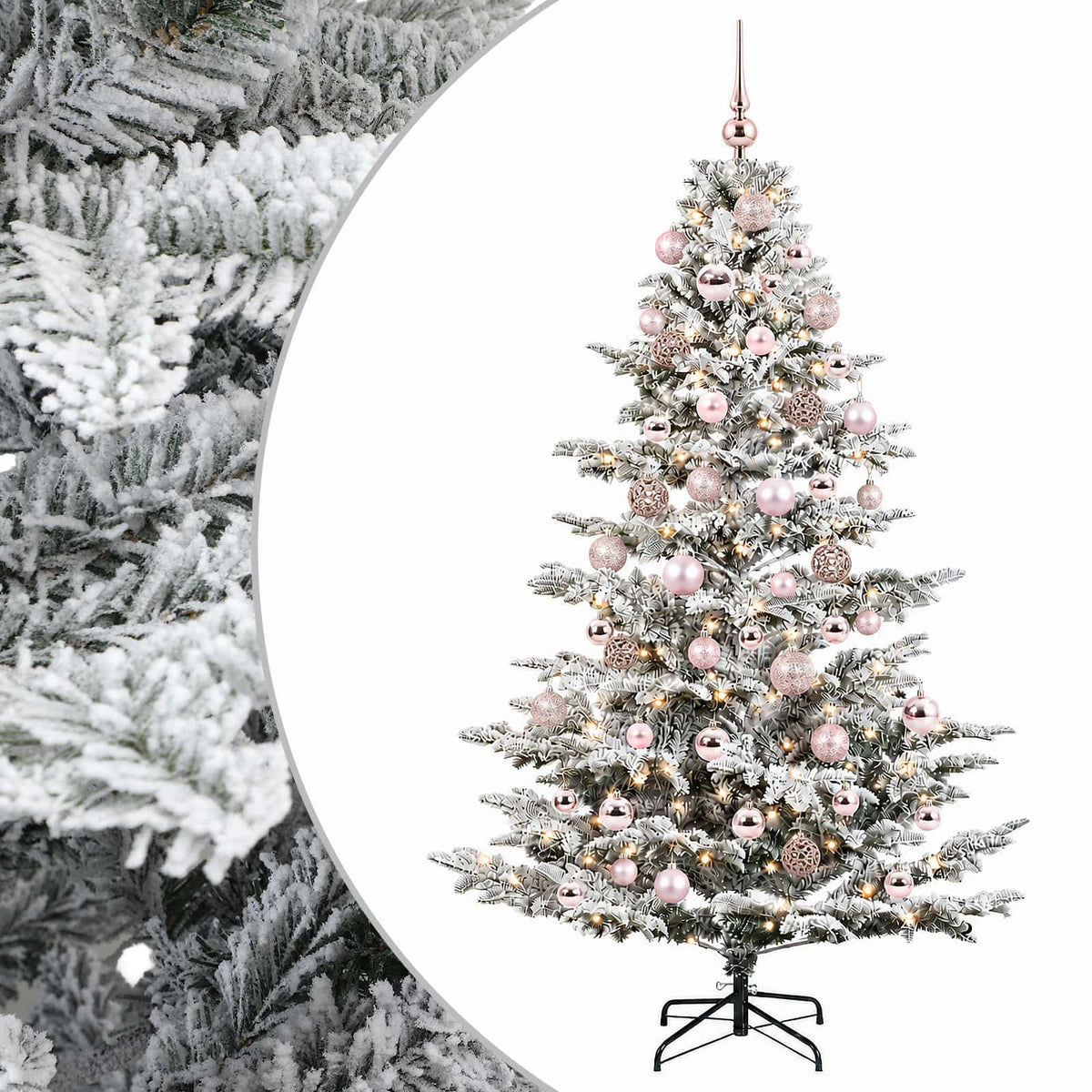 Dirbtinė kalėdinė eglutė su rutuliuku 180 cm 300 LED