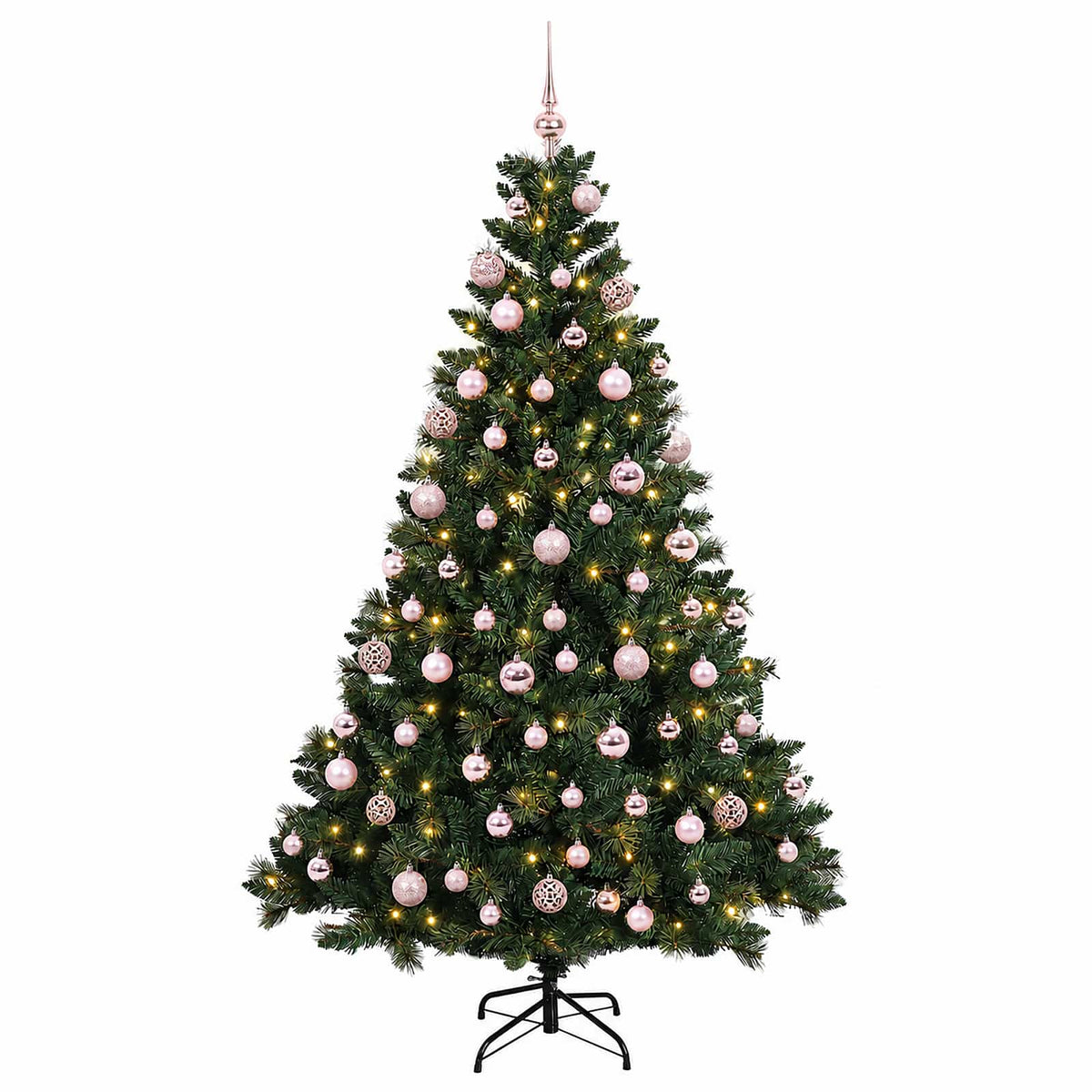Dirbtinė Kalėdų eglutė su burbulais 180 cm 300 LED Šilta balta