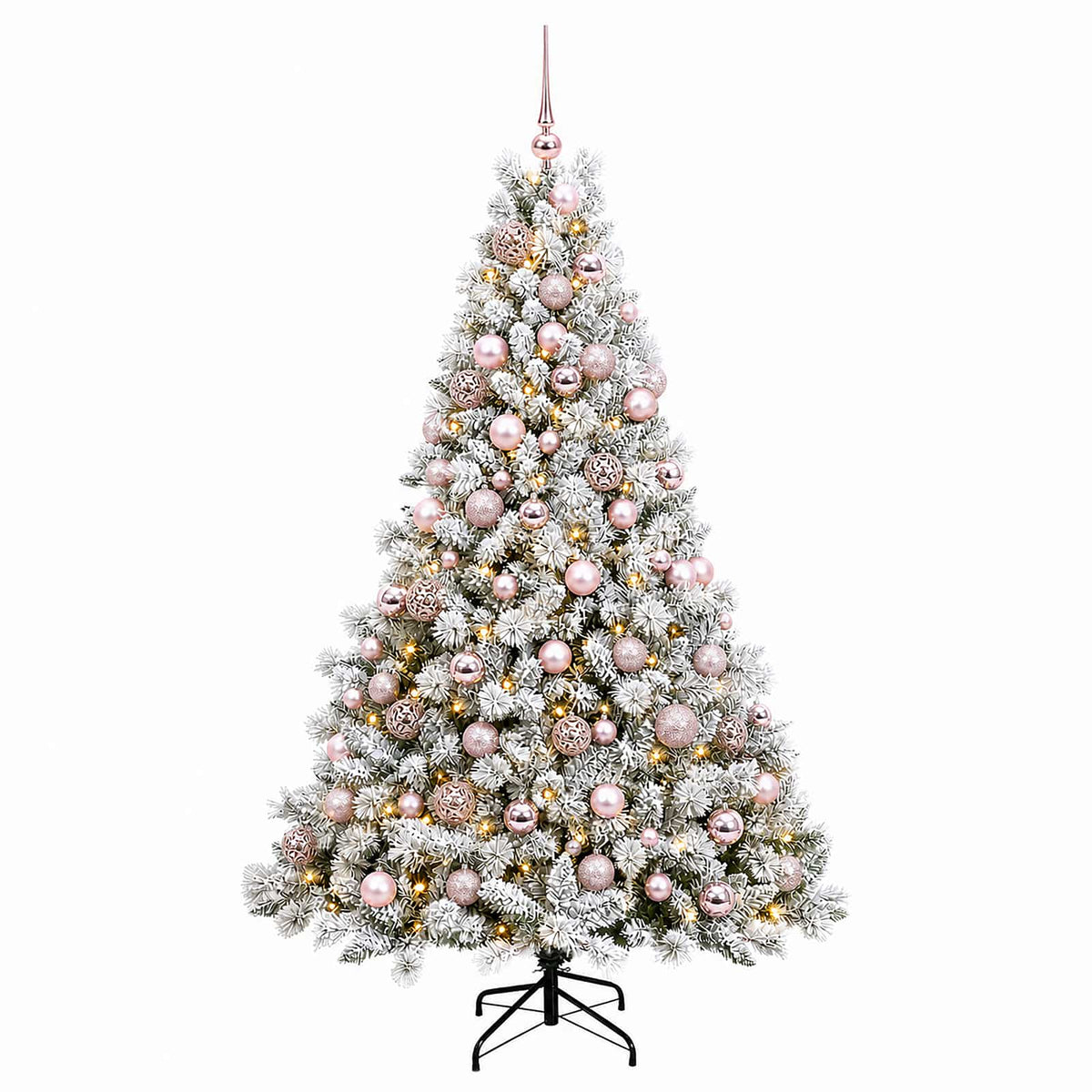 Dirbtinė Kalėdų eglutė su burbulais 180 cm 300 LED Šilta balta