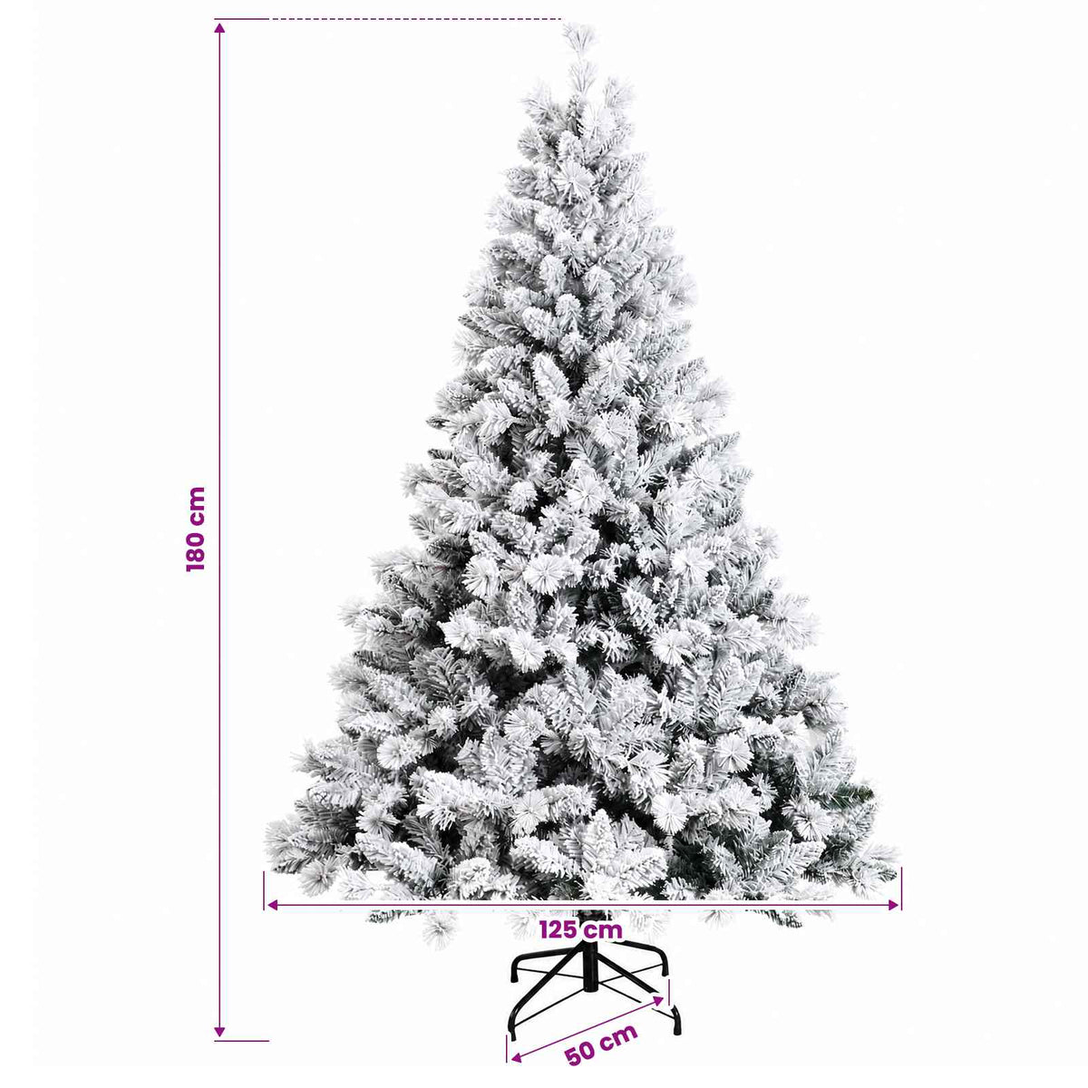 Dirbtinė Kalėdų eglutė su burbulais 180 cm 300 LED Šilta balta
