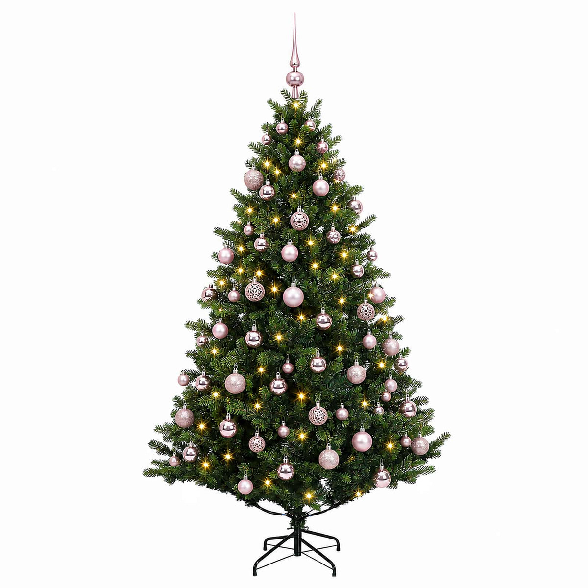 Dirbtinė Kalėdų eglutė su burbulais 210 cm 300 LED Šilta balta