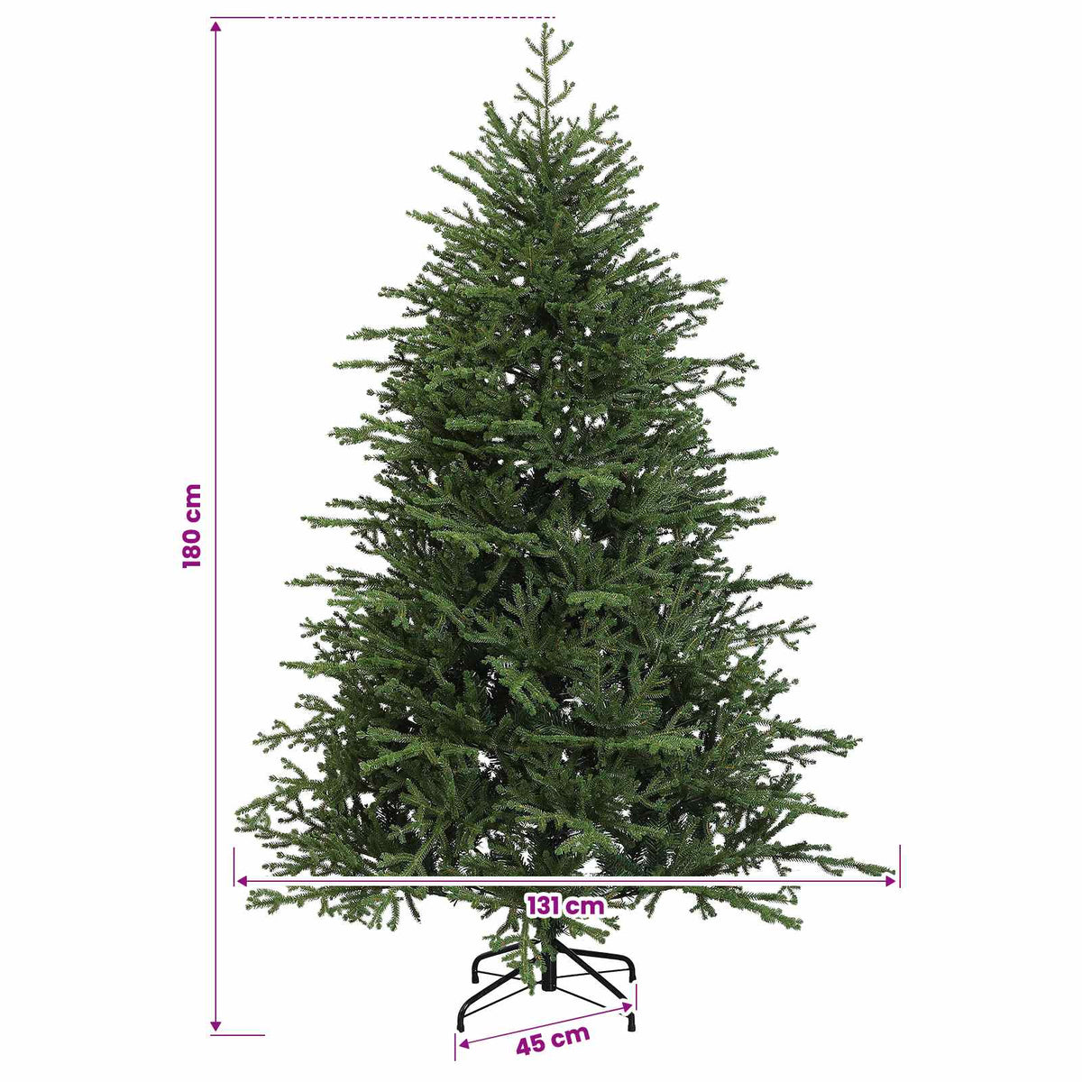 Dirbtinė kalėdinė eglutė su rutuliuku 180 cm 300 LED