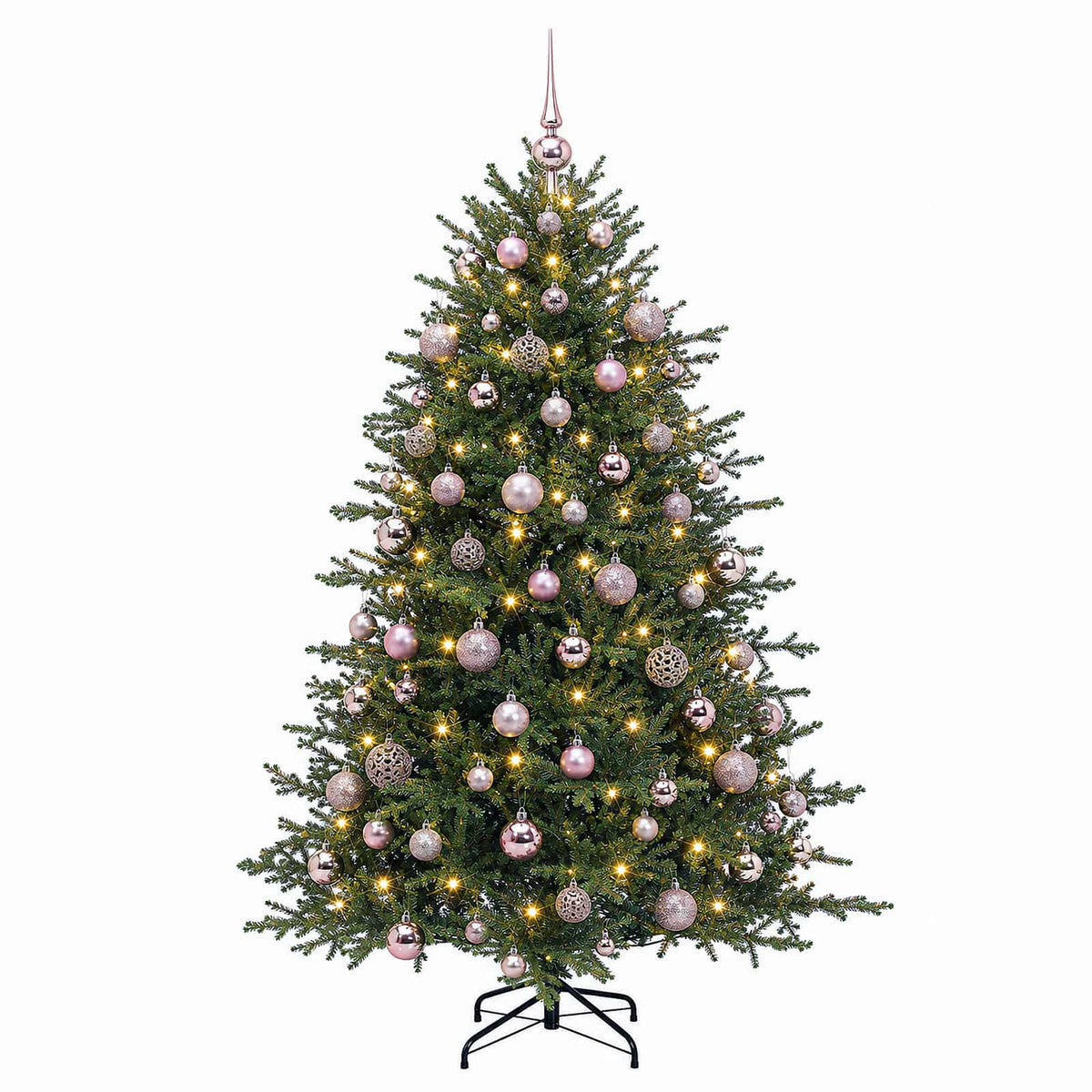 Dirbtinė kalėdinė eglutė su rutuliuku 210 cm 300 LED