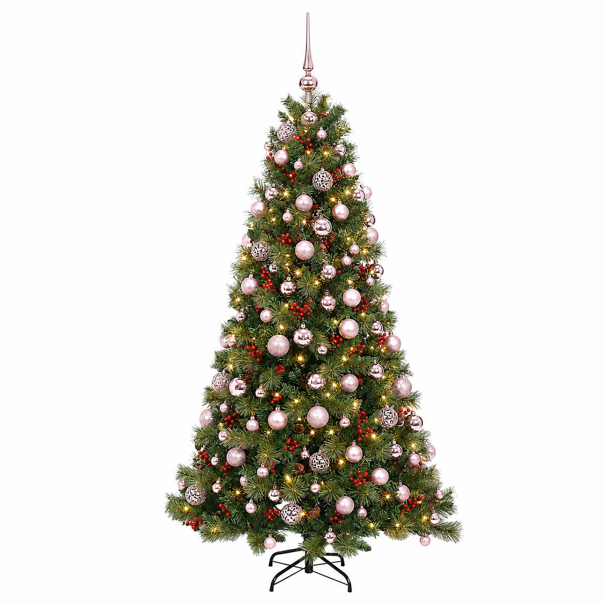 Dirbtinė kalėdinė eglutė su rutuliuku 180 cm 300 LED