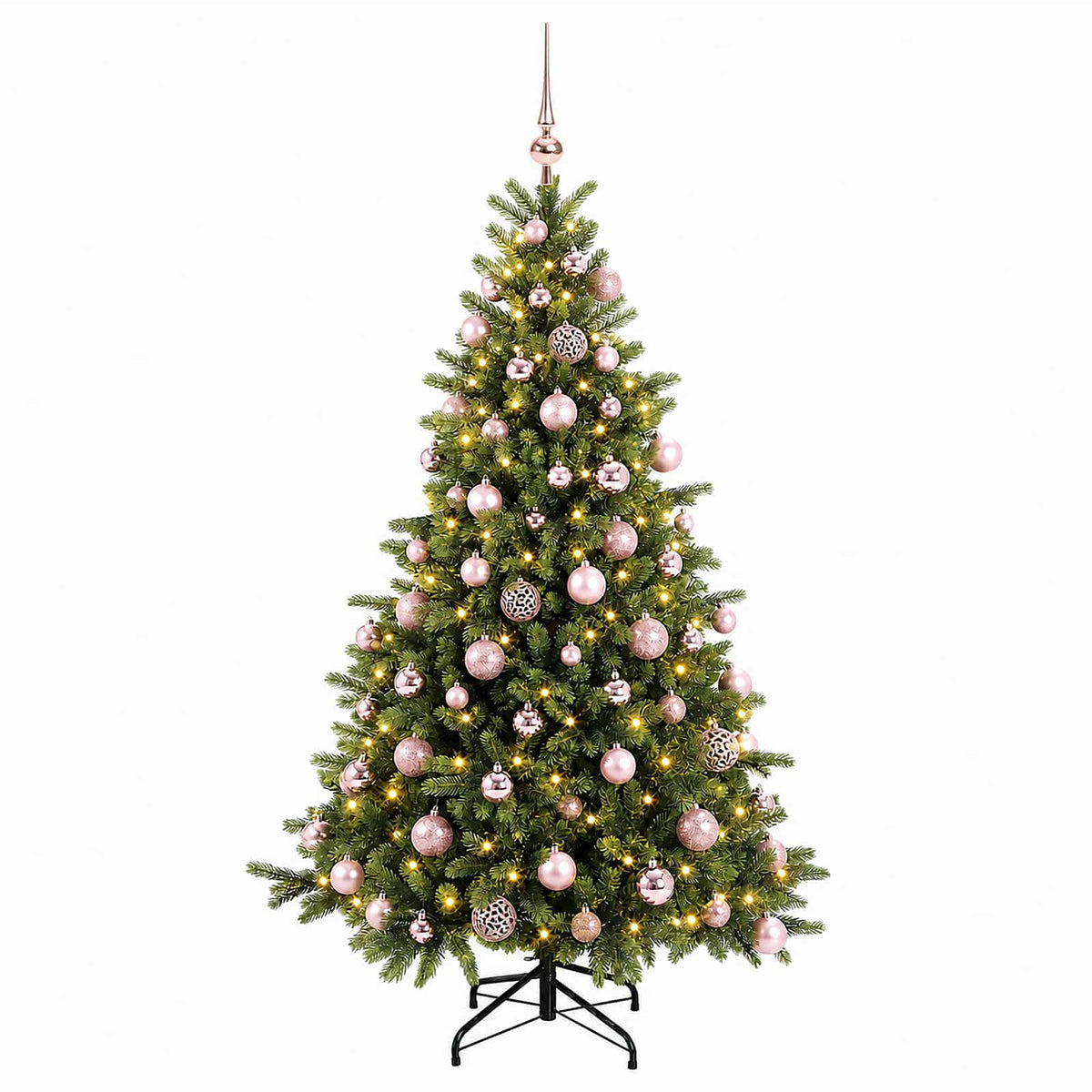 Dirbtinė kalėdinė eglutė su rutuliuku 180 cm 300 LED