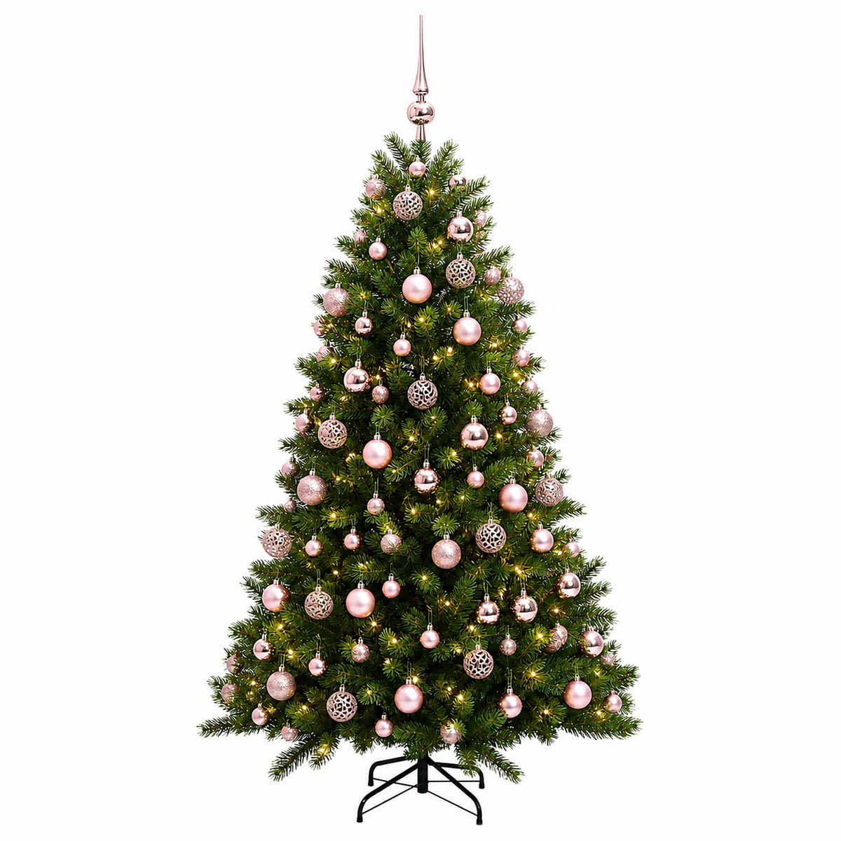 Dirbtinė Kalėdų eglutė su burbulais 240 cm 300 LED Šilta balta