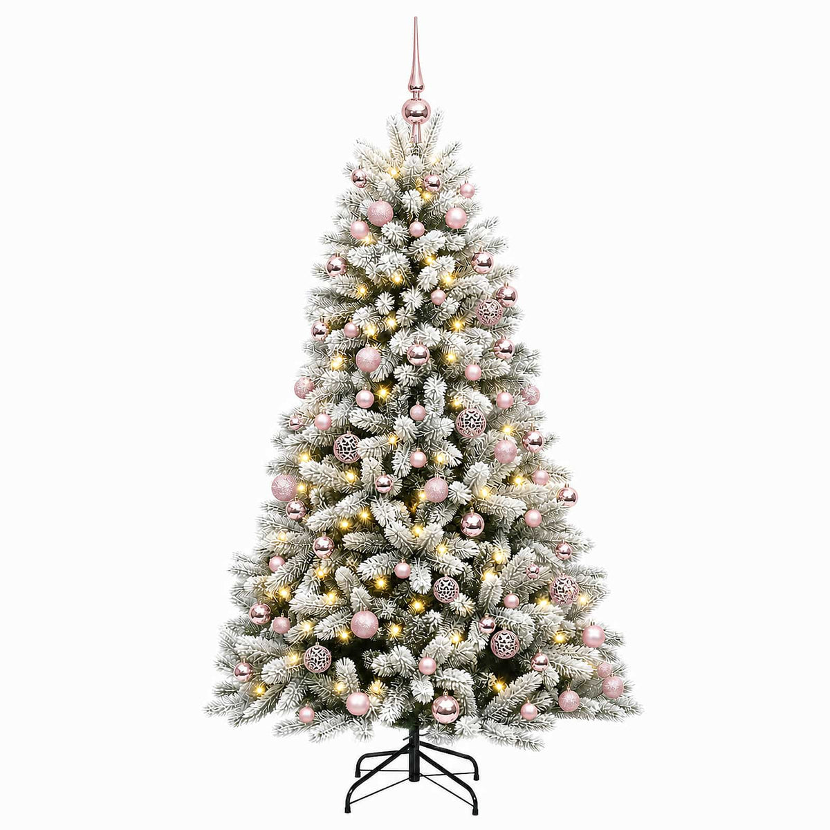Dirbtinė Kalėdų eglutė su burbulais 240 cm 300 LED Šilta balta
