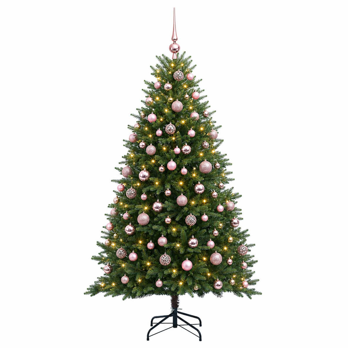 Dirbtinė Kalėdų eglutė su burbulais 240 cm 300 LED Šilta balta