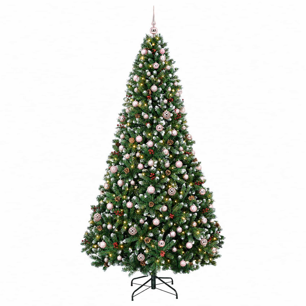 Dirbtinė žalia kalėdinė eglutė su žaisliuku 240 cm 300 LED