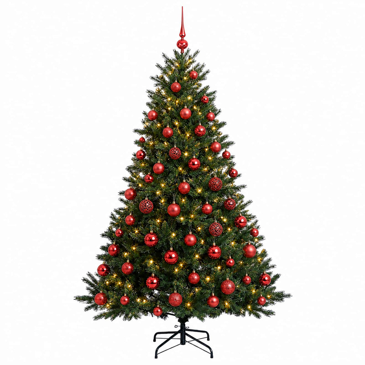 Dirbtinė kalėdinė eglutė su rutuliuku 240 cm 300 LED