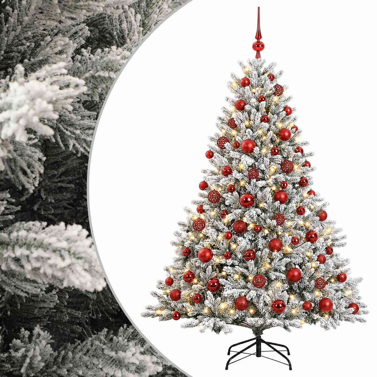 Dirbtinė kalėdinė eglutė su rutuliuku 240 cm 300 LED
