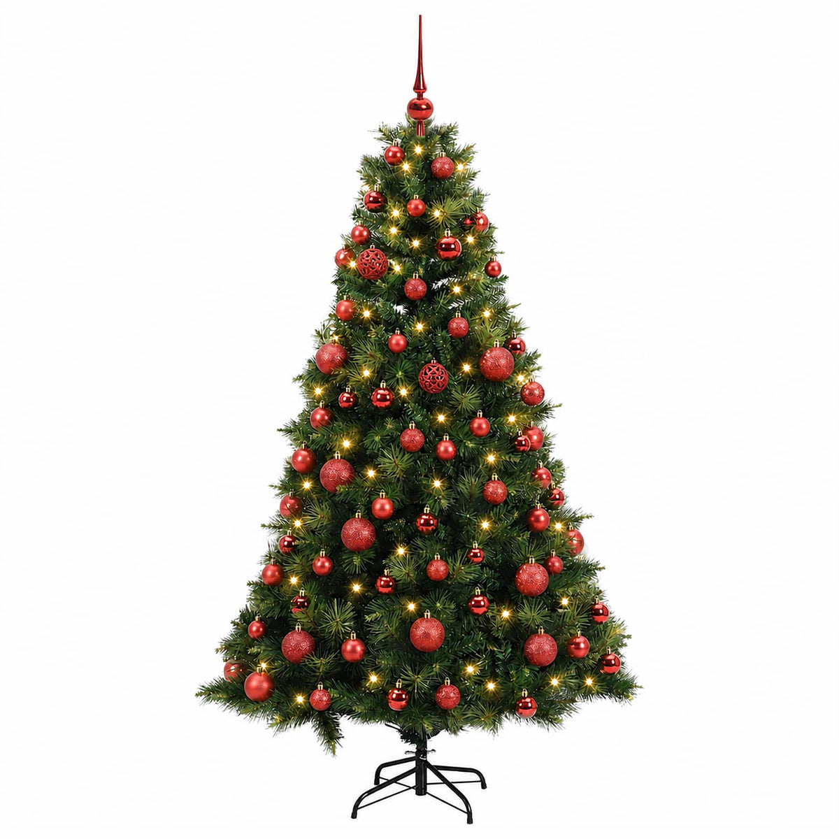 Dirbtinė kalėdinė eglutė su rutuliuku 210 cm 300 LED