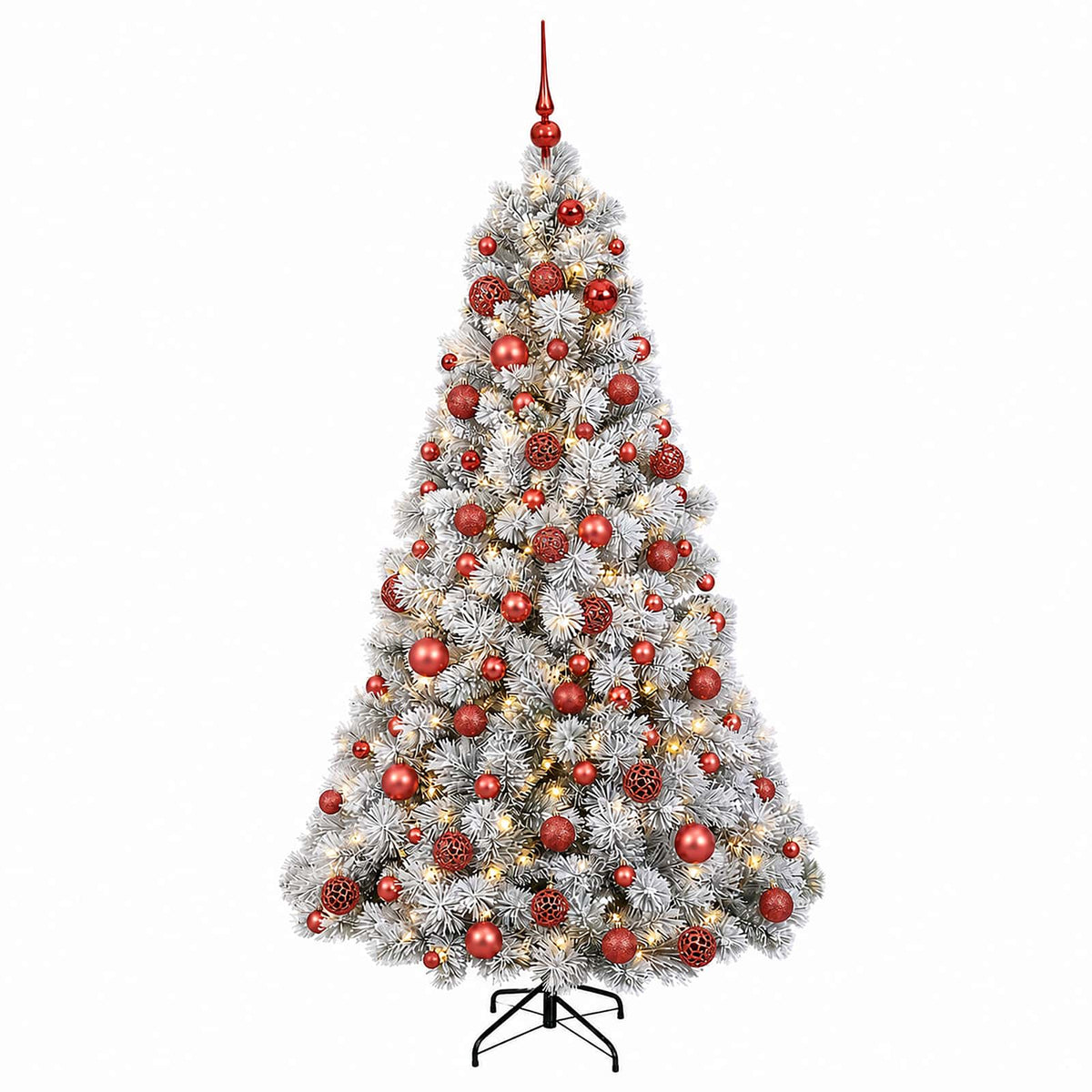 Dirbtinė kalėdinė eglutė su rutuliuku 180 cm 300 LED