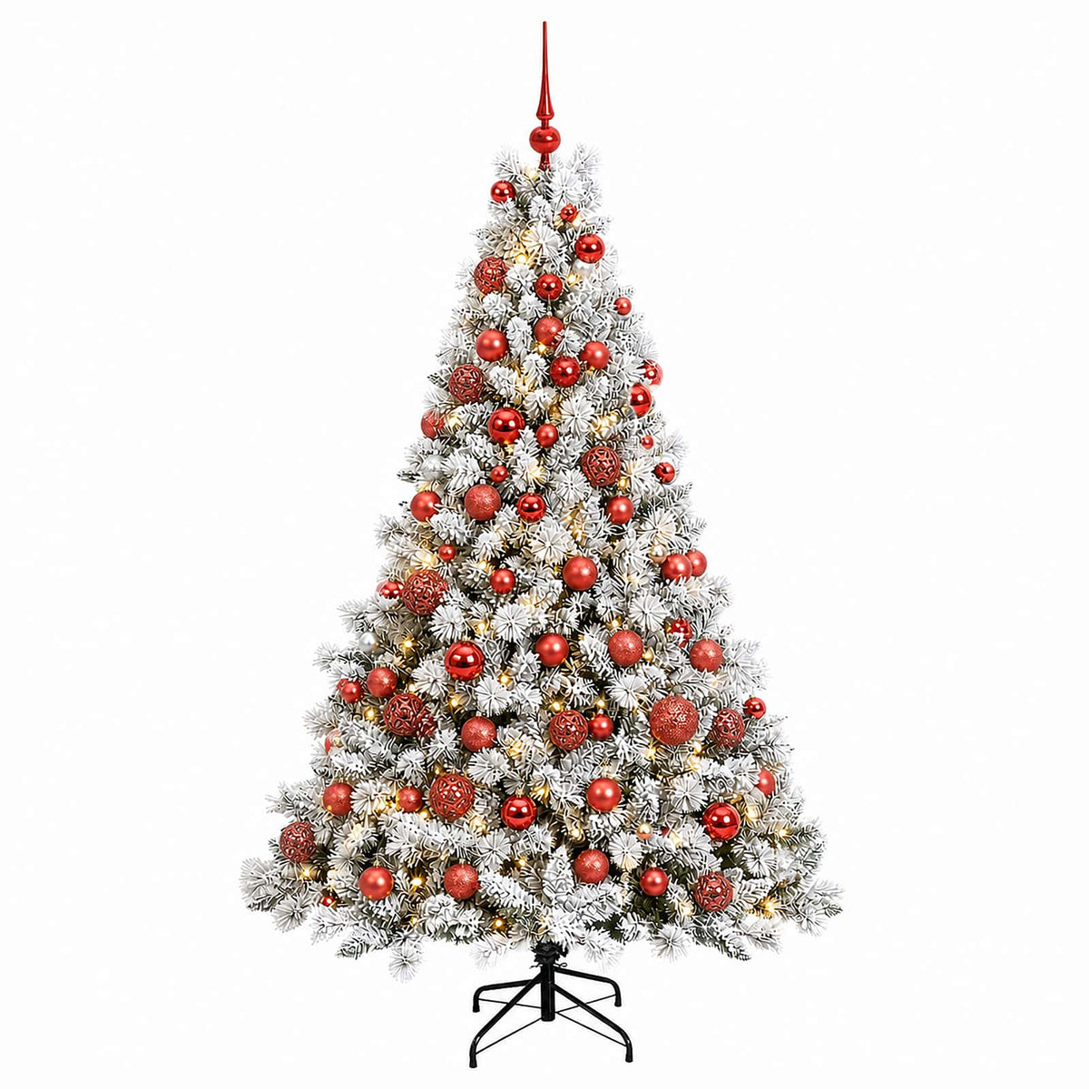 Dirbtinė Kalėdų eglutė su burbulais 210 cm 300 LED Šilta balta