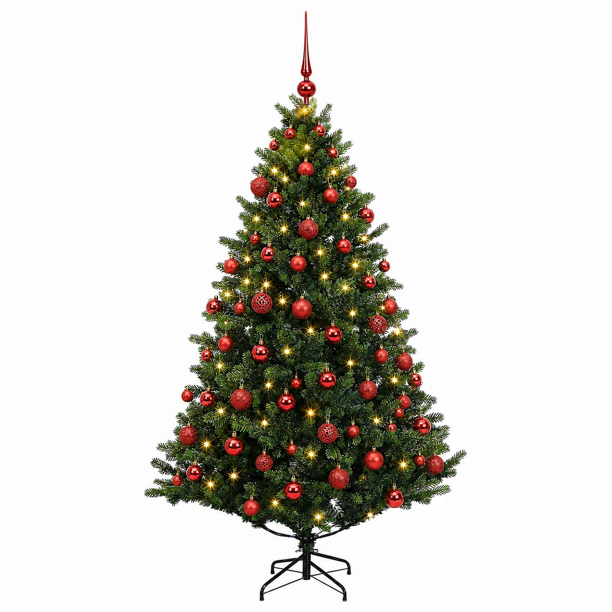 Dirbtinė Kalėdų eglutė su burbulais 240 cm 300 LED Šilta balta