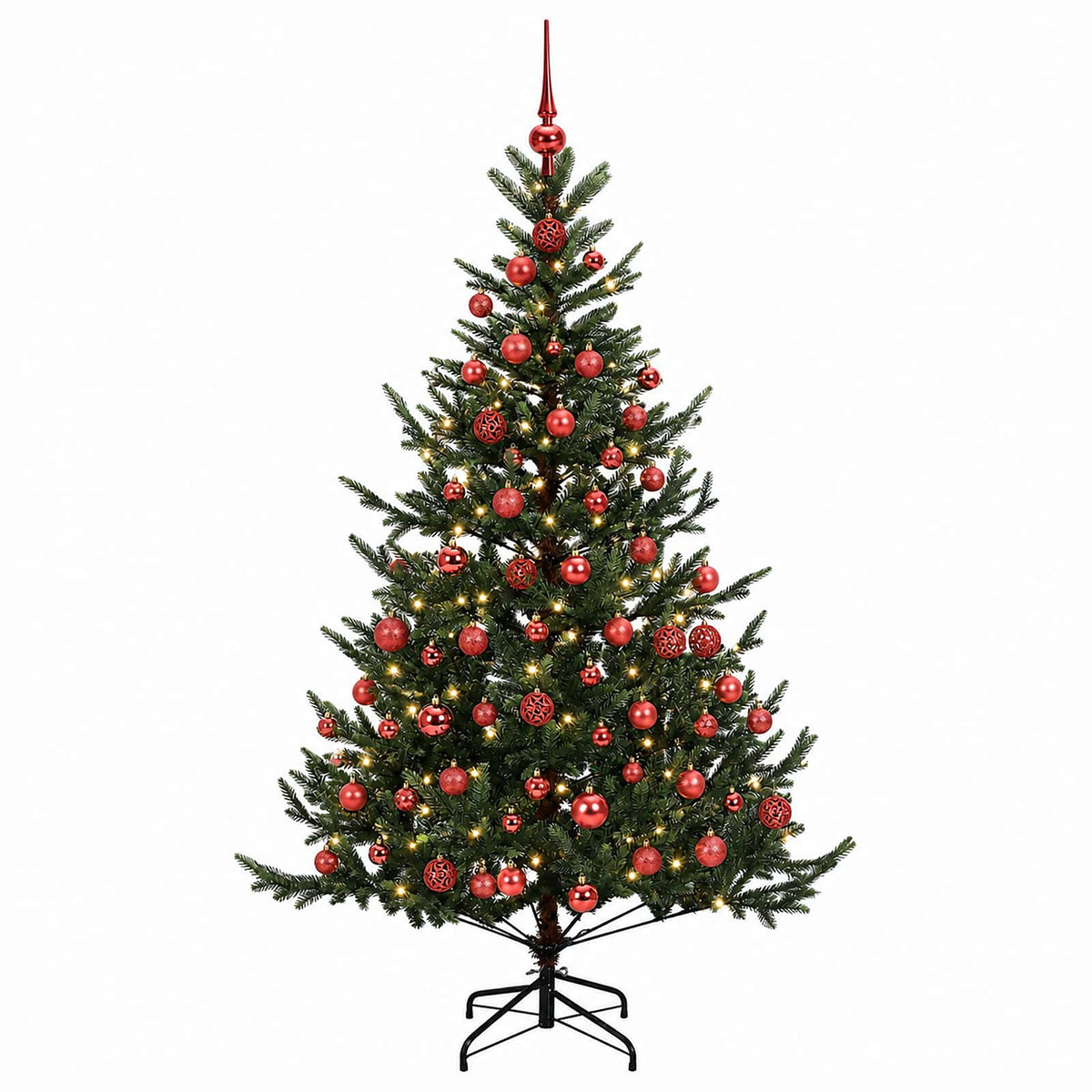 Dirbtinė kalėdinė eglutė su rutuliuku 210 cm 300 LED