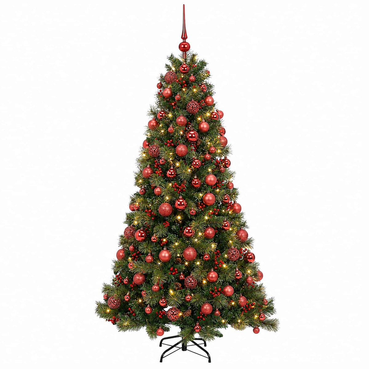 Dirbtinė kalėdinė eglutė su rutuliuku 240 cm 300 LED