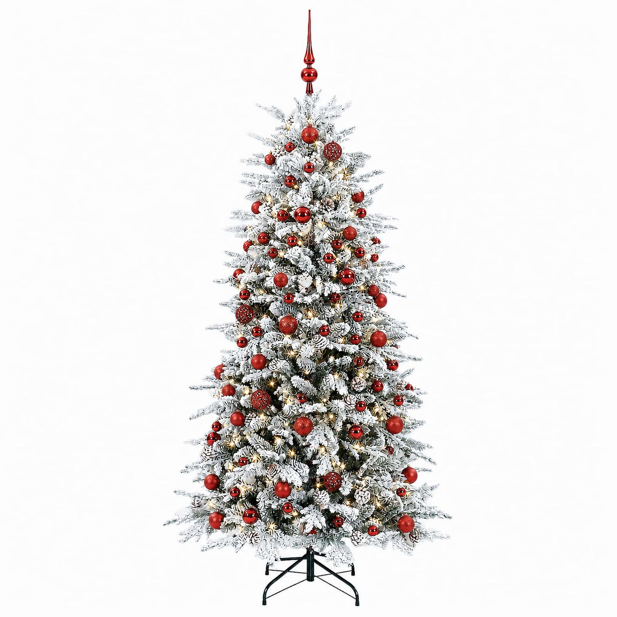 Dirbtinė kalėdinė eglutė su rutuliuku 210 cm 300 LED