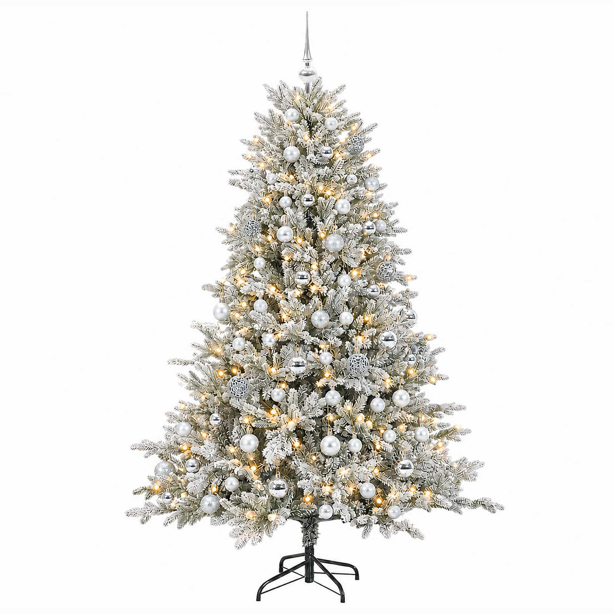 Dirbtinė kalėdinė eglutė su rutuliuku 210 cm 300 LED