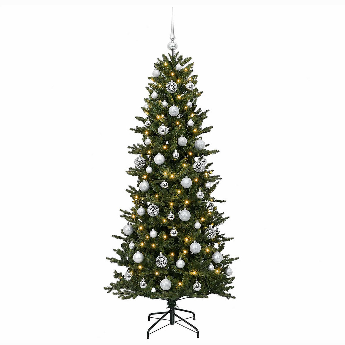 Dirbtinė kalėdinė eglutė su rutuliuku 240 cm 300 LED