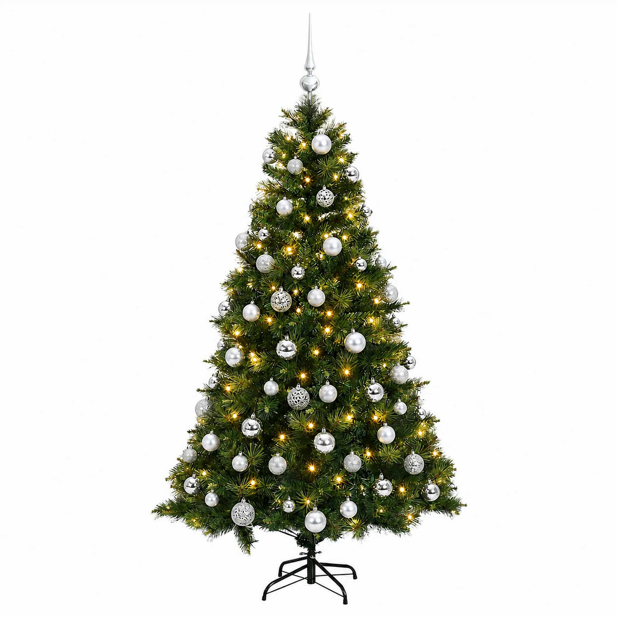 Dirbtinė kalėdinė eglutė su rutuliuku 210 cm 300 LED