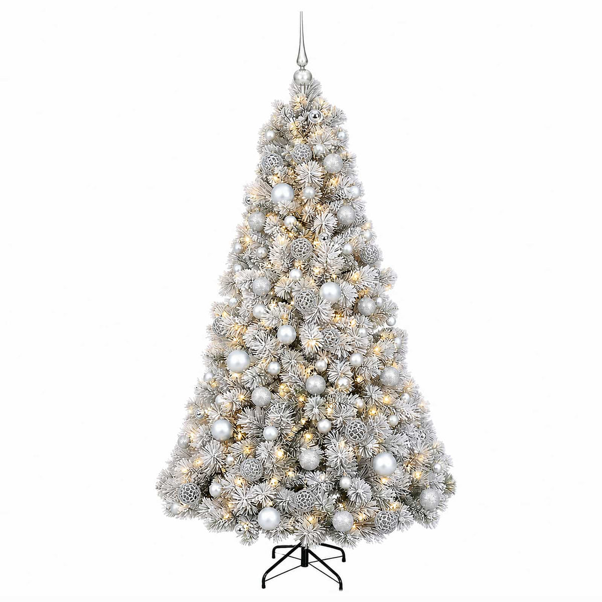 Dirbtinė kalėdinė eglutė su rutuliuku 210 cm 300 LED