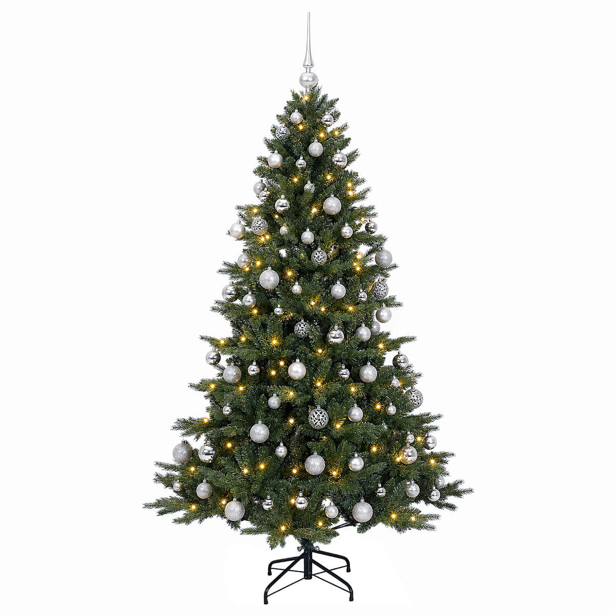 Dirbtinė kalėdinė eglutė su rutuliuku 210 cm 300 LED