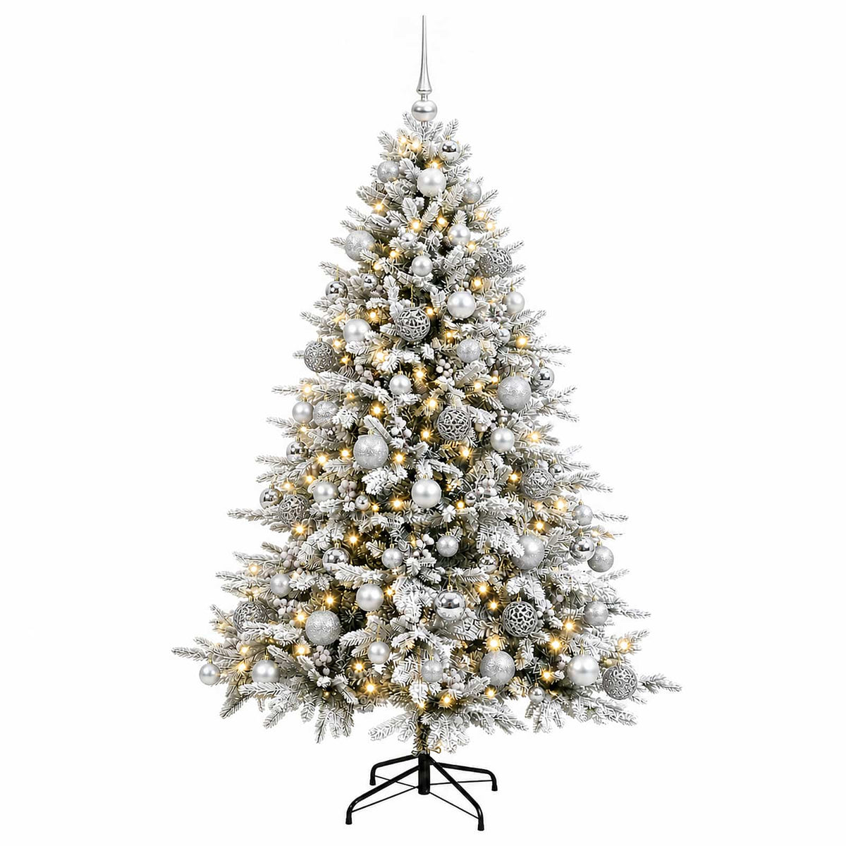 Dirbtinė kalėdinė eglutė su rutuliuku 180 cm 300 LED