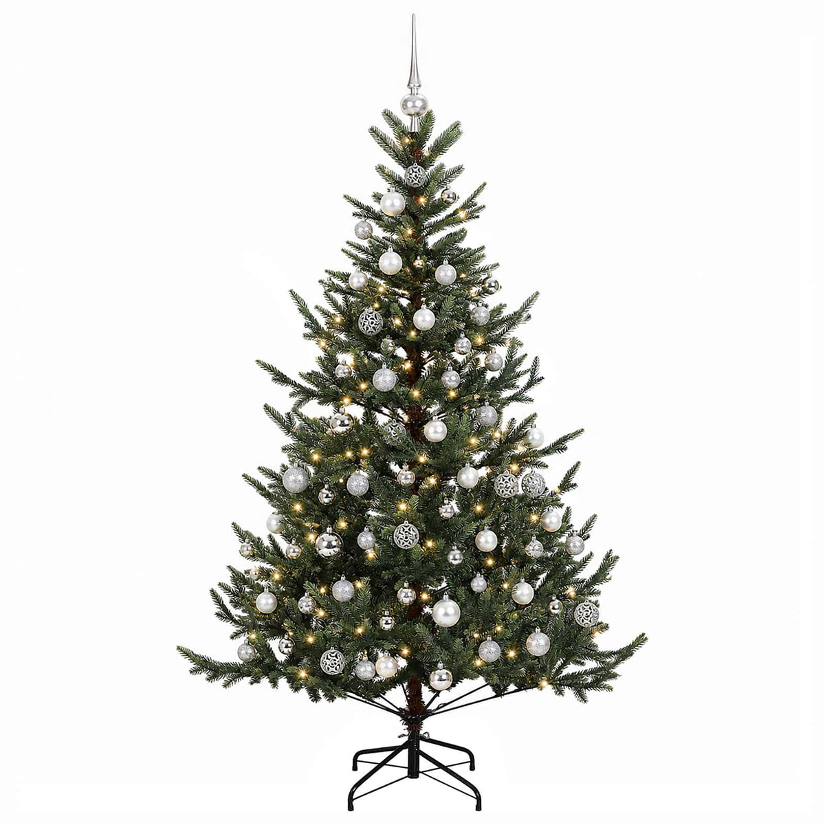 Dirbtinė kalėdinė eglutė su rutuliuku 210 cm 300 LED