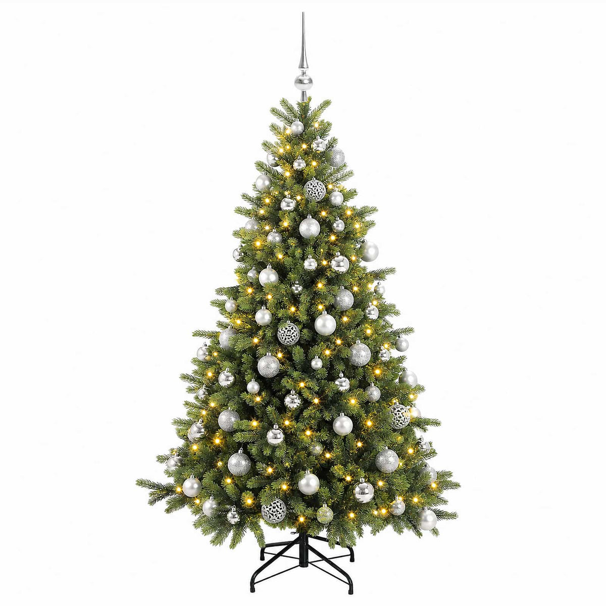 Dirbtinė kalėdinė eglutė su rutuliuku 240 cm 300 LED