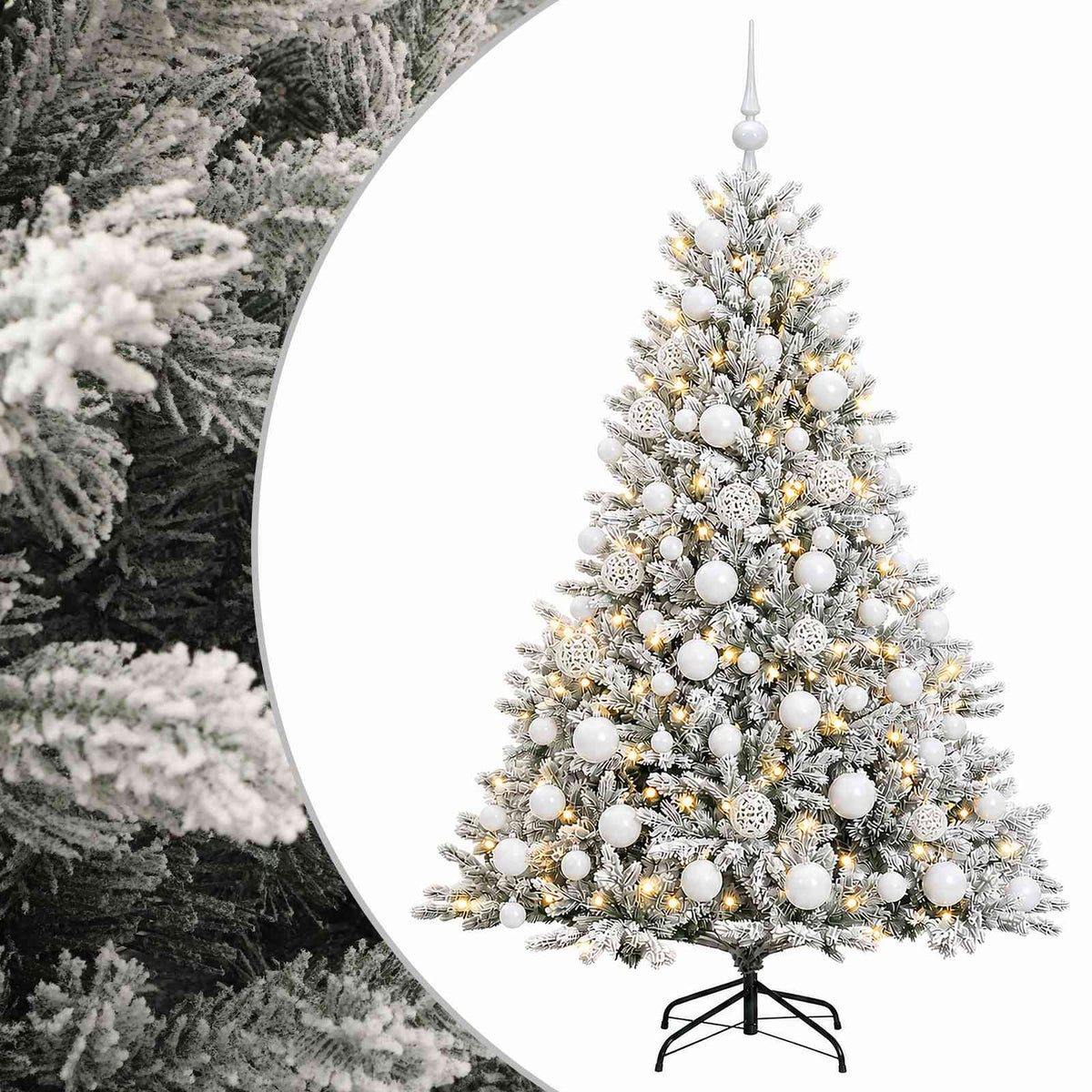 Dirbtinė kalėdinė eglutė su rutuliuku 240 cm 300 LED
