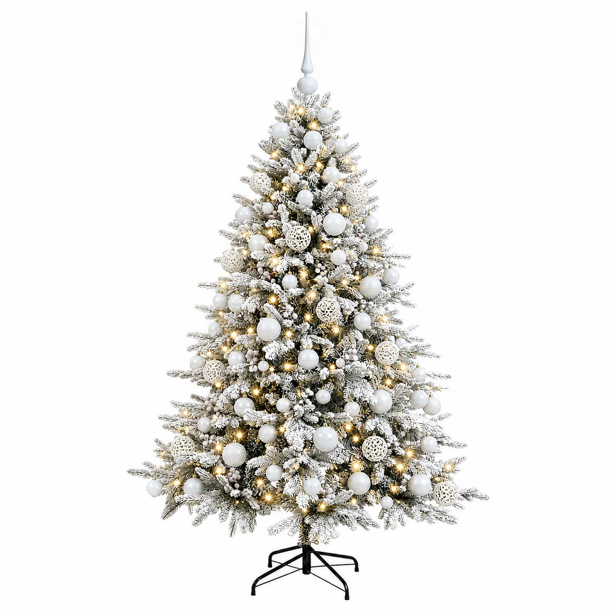 Dirbtinė kalėdinė eglutė su rutuliuku 180 cm 300 LED