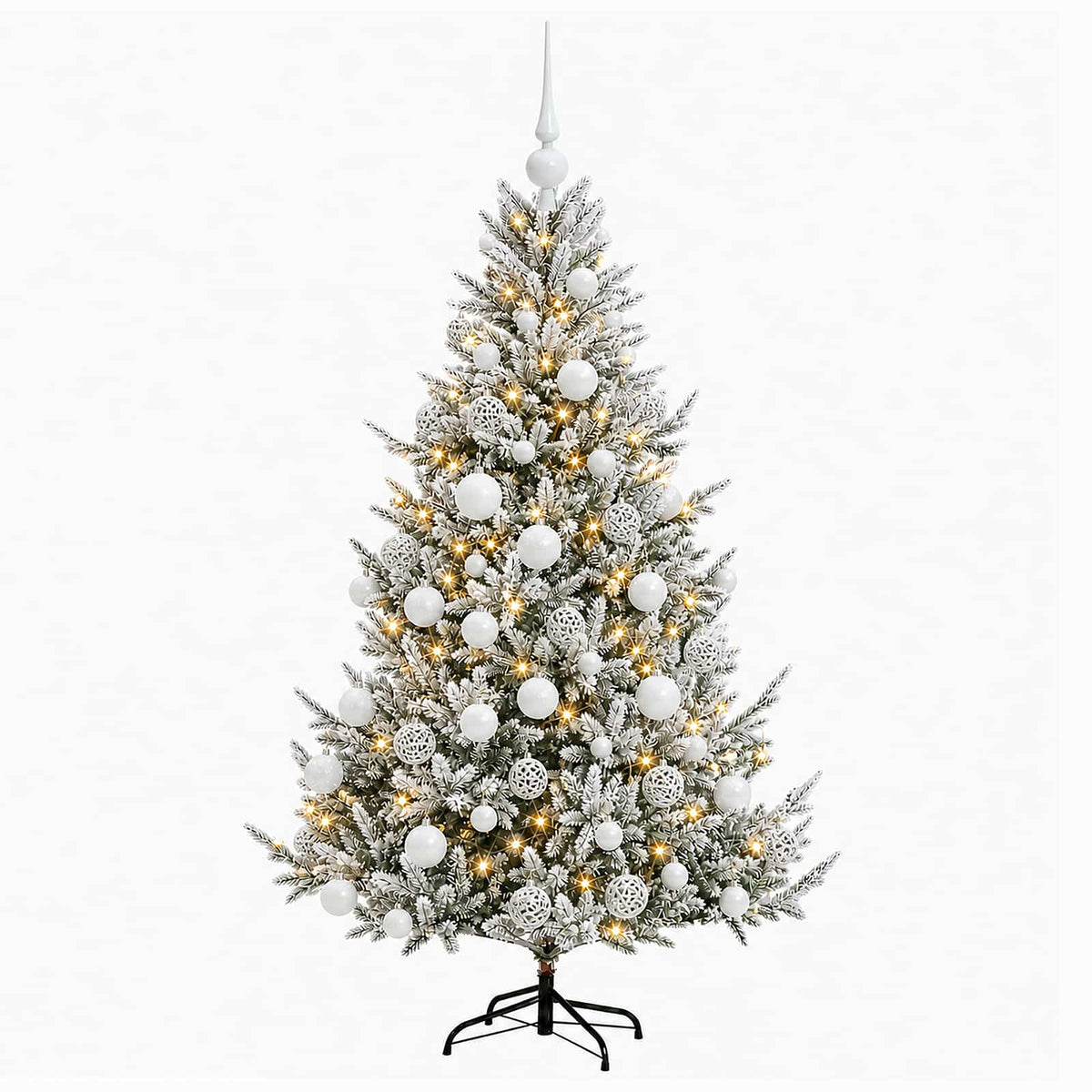 Dirbtinė kalėdinė eglutė su rutuliuku 210 cm 300 LED