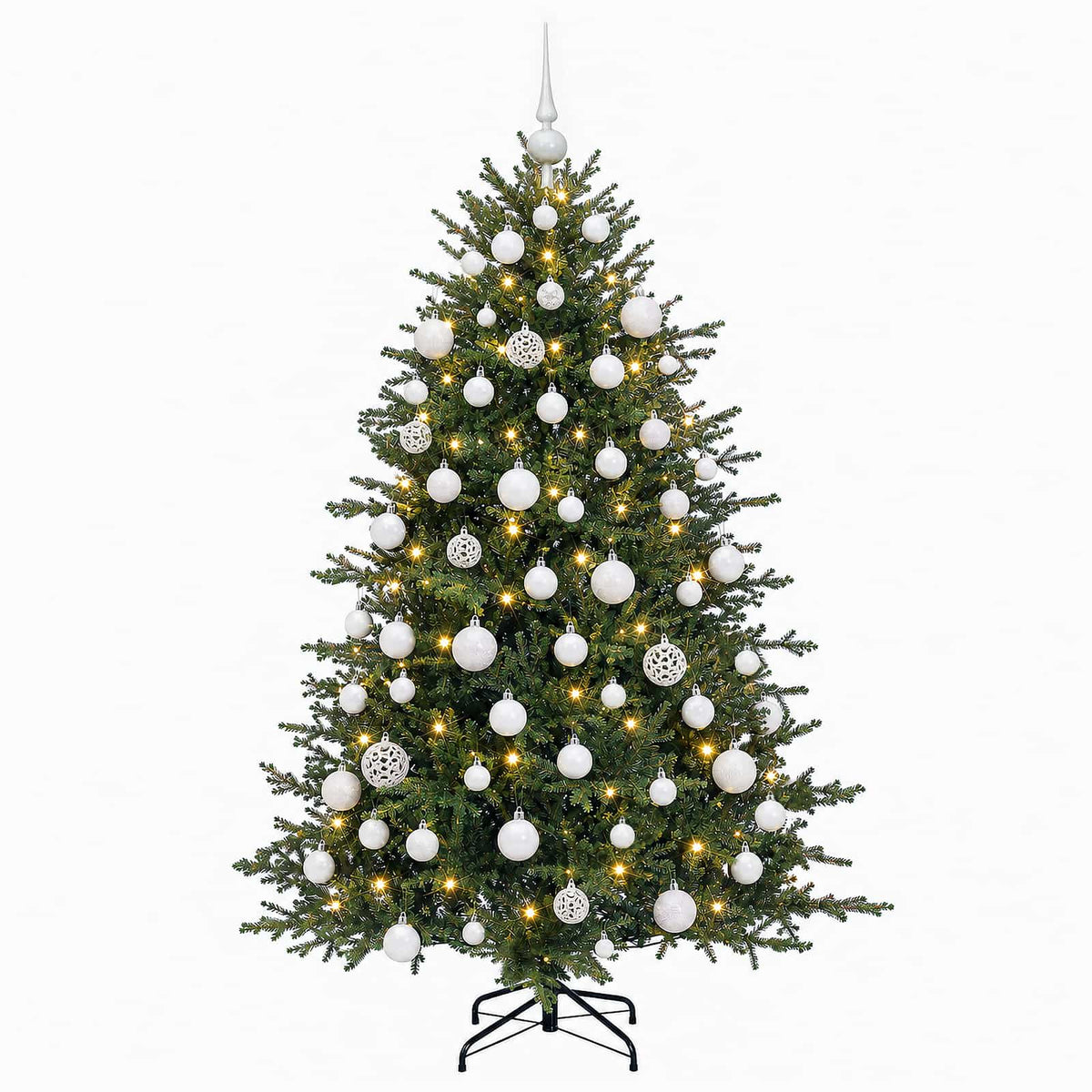 Dirbtinė kalėdinė eglutė su rutuliuku 240 cm 300 LED