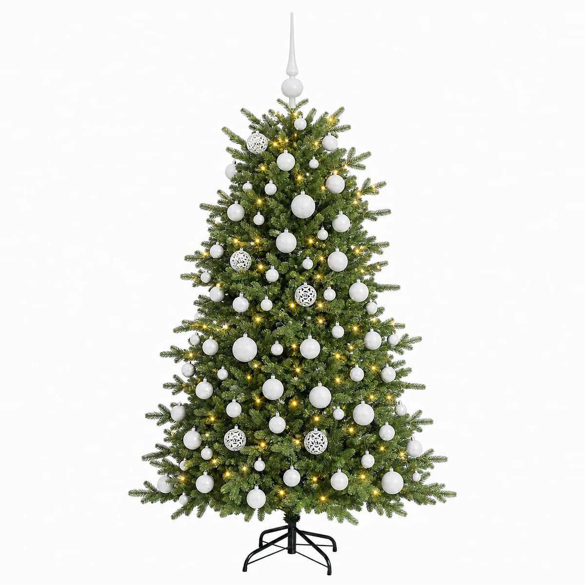 Dirbtinė kalėdinė eglutė su rutuliuku 180 cm 300 LED