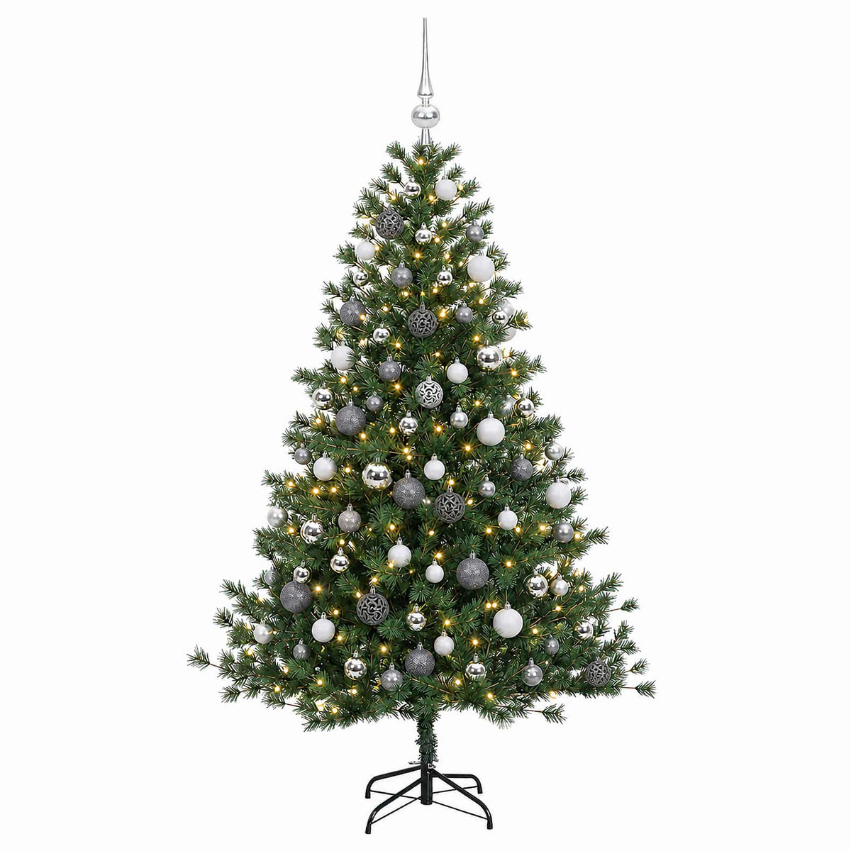 Dirbtinė kalėdinė eglutė su rutuliuku 180 cm 300 LED